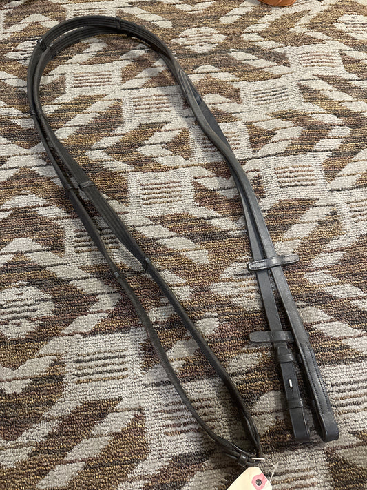 Black Extra Long Webbed Reins