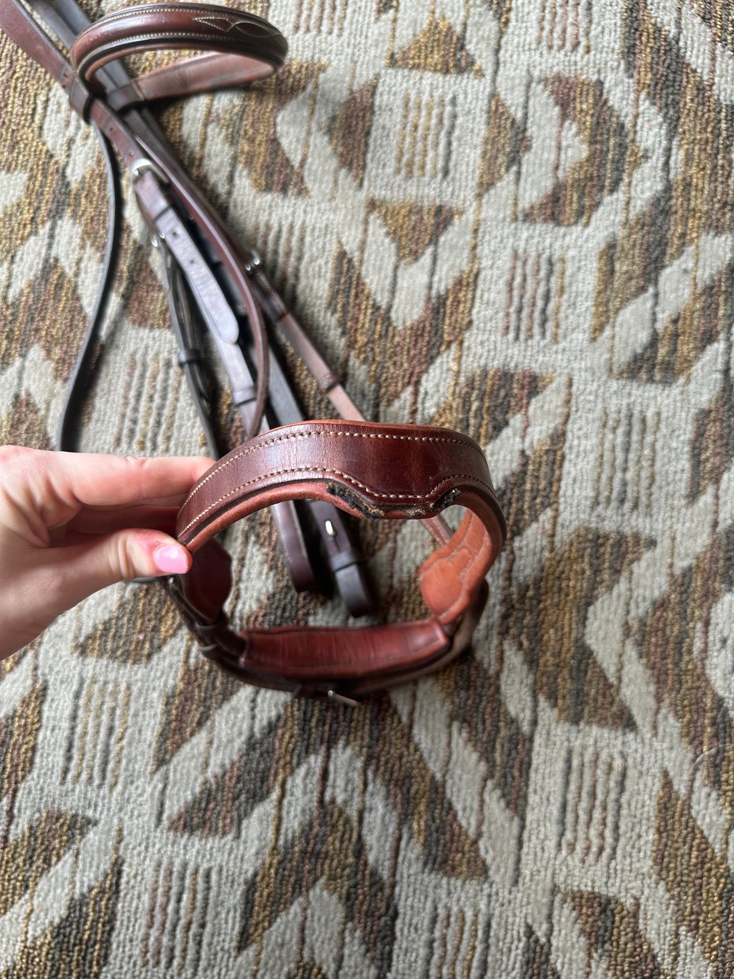 Arc De Triomphe Padded Fancy Stitched Bridle