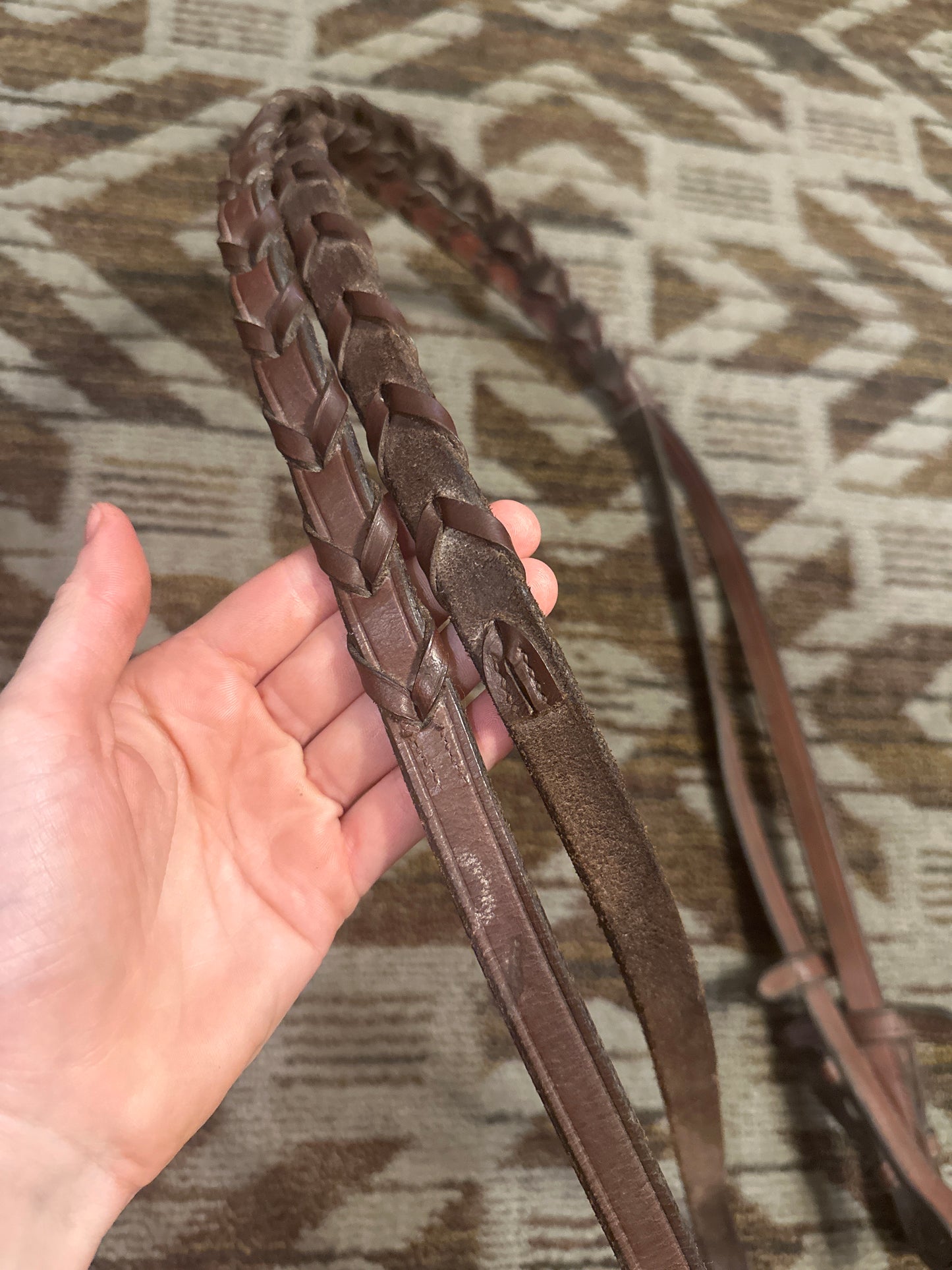 Brown Laced Reins