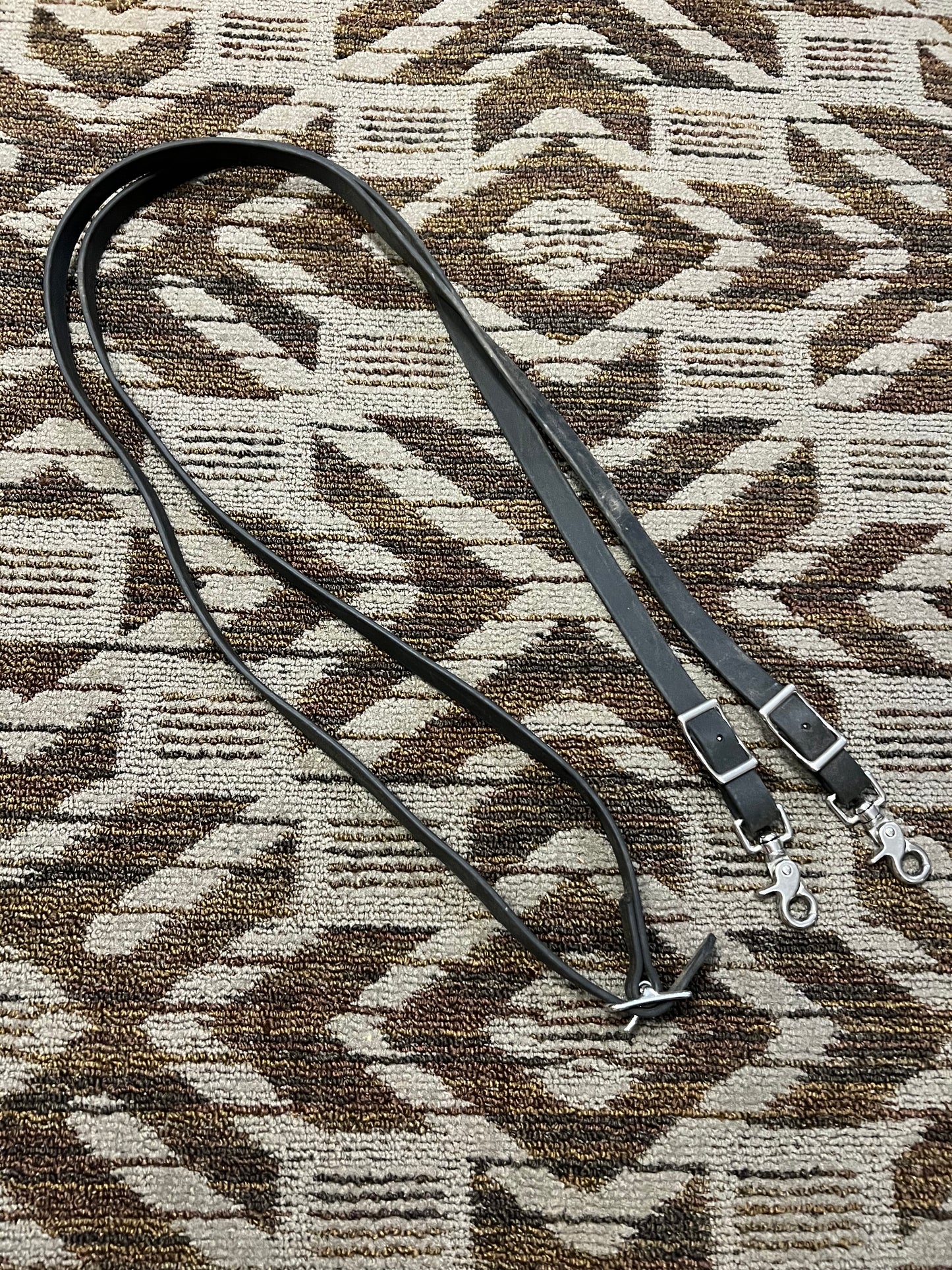 Black Biothane Reins