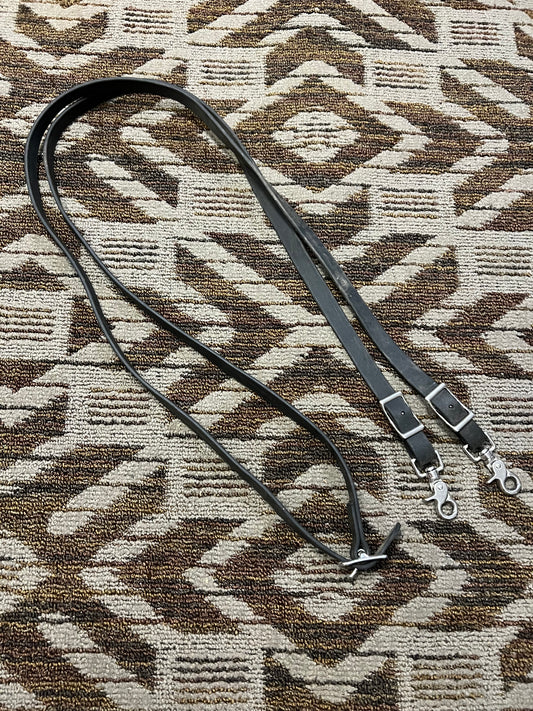 Black Biothane Reins