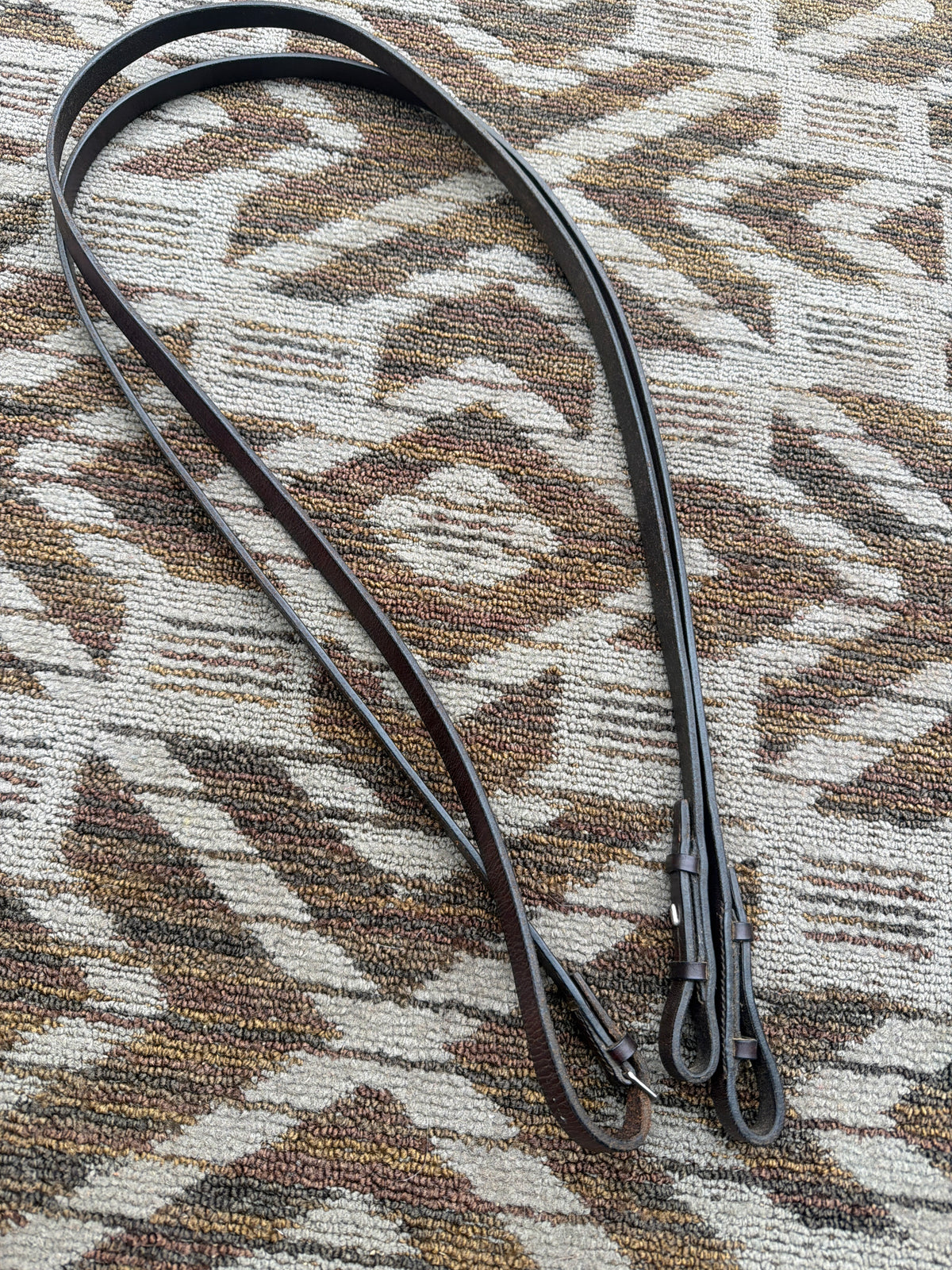 Brown Flat Reins