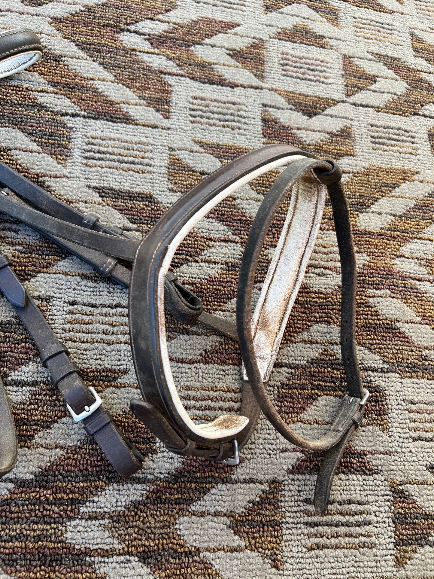 Dark Brown Padded Bridle