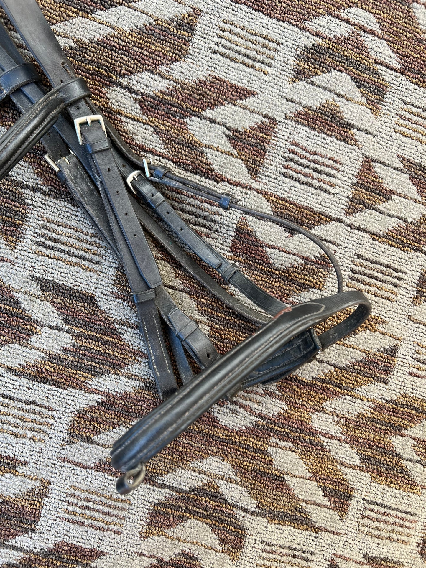 Black Dressage Bridle