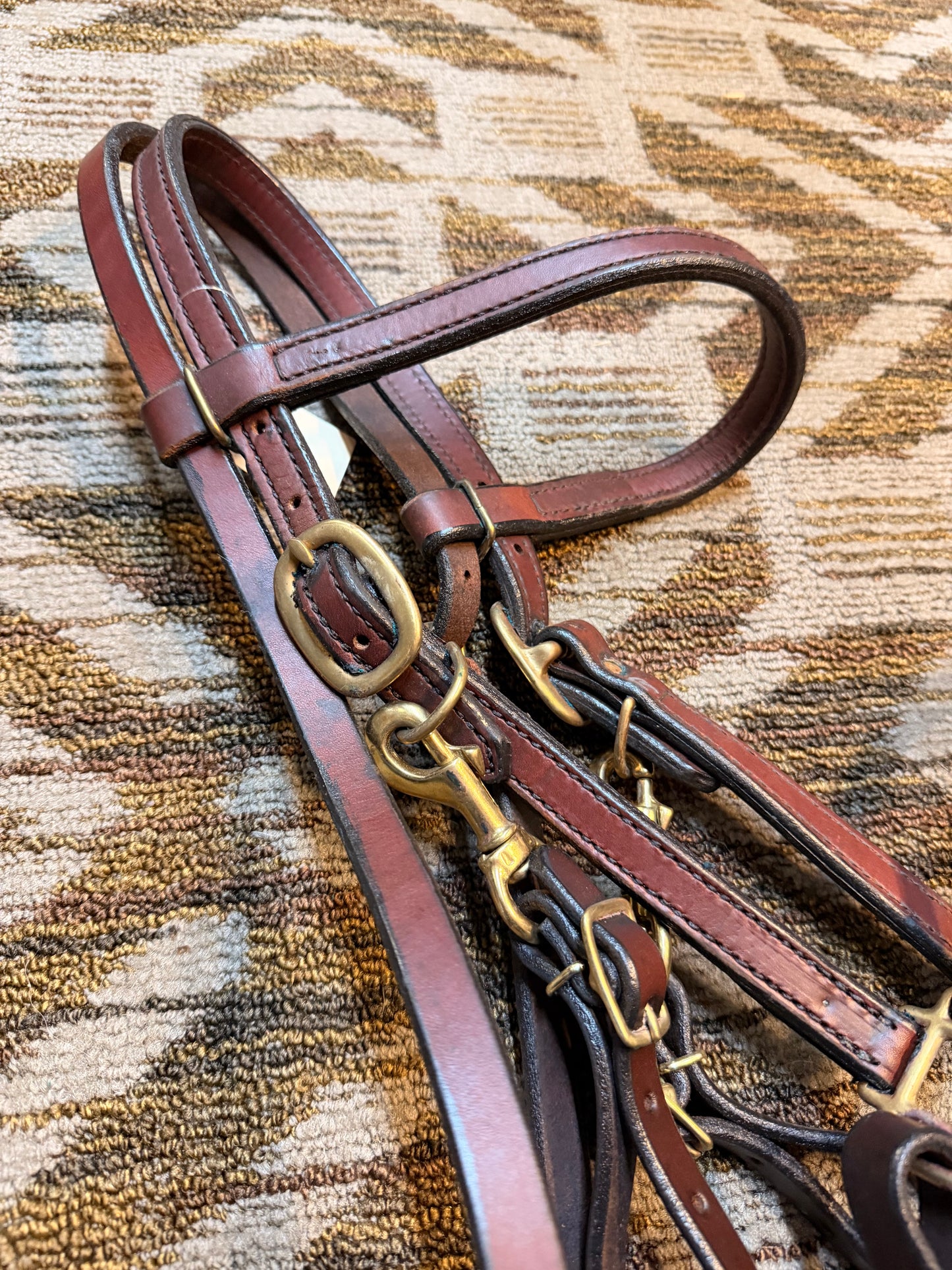 Heavy Duty Leather Halter Bridle