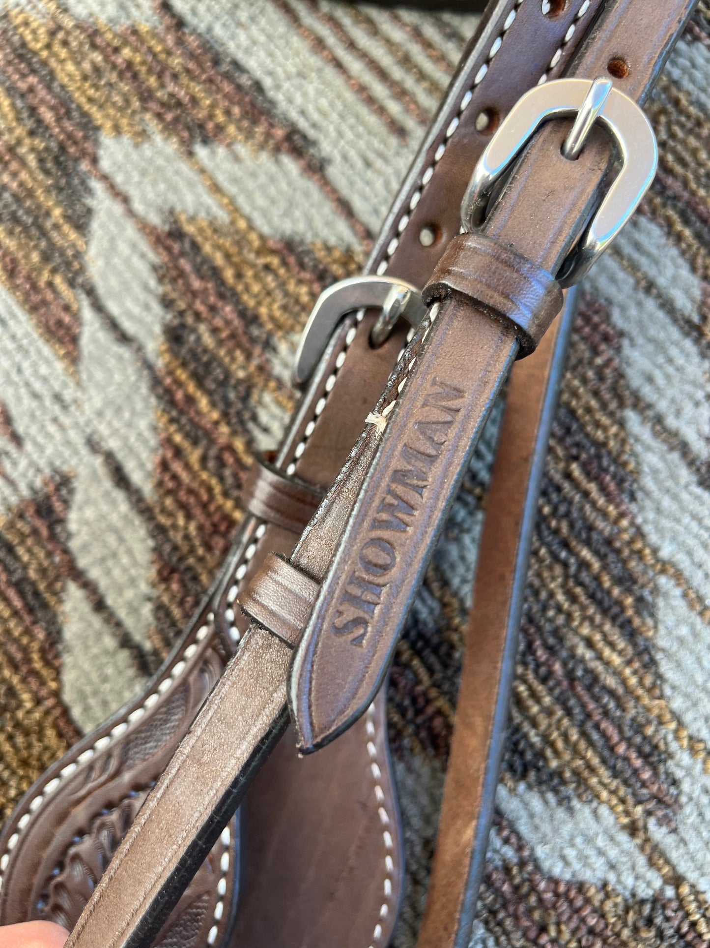 Showman Tooled Headstall