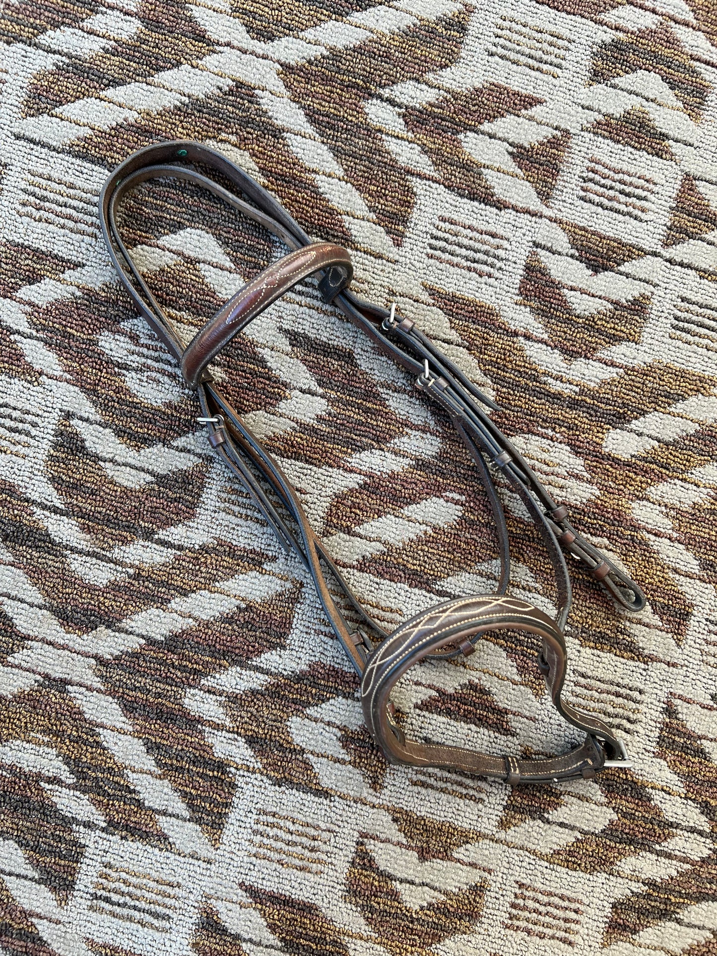 Brown Fancy Stitched Bridle