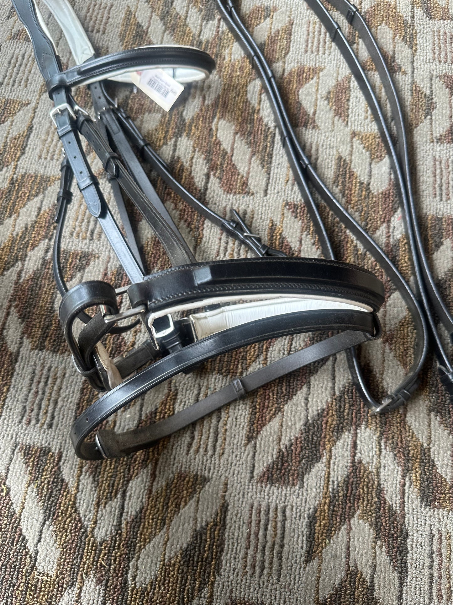 New Red Barn Padded Dressage Bridle w/ Matching Reins