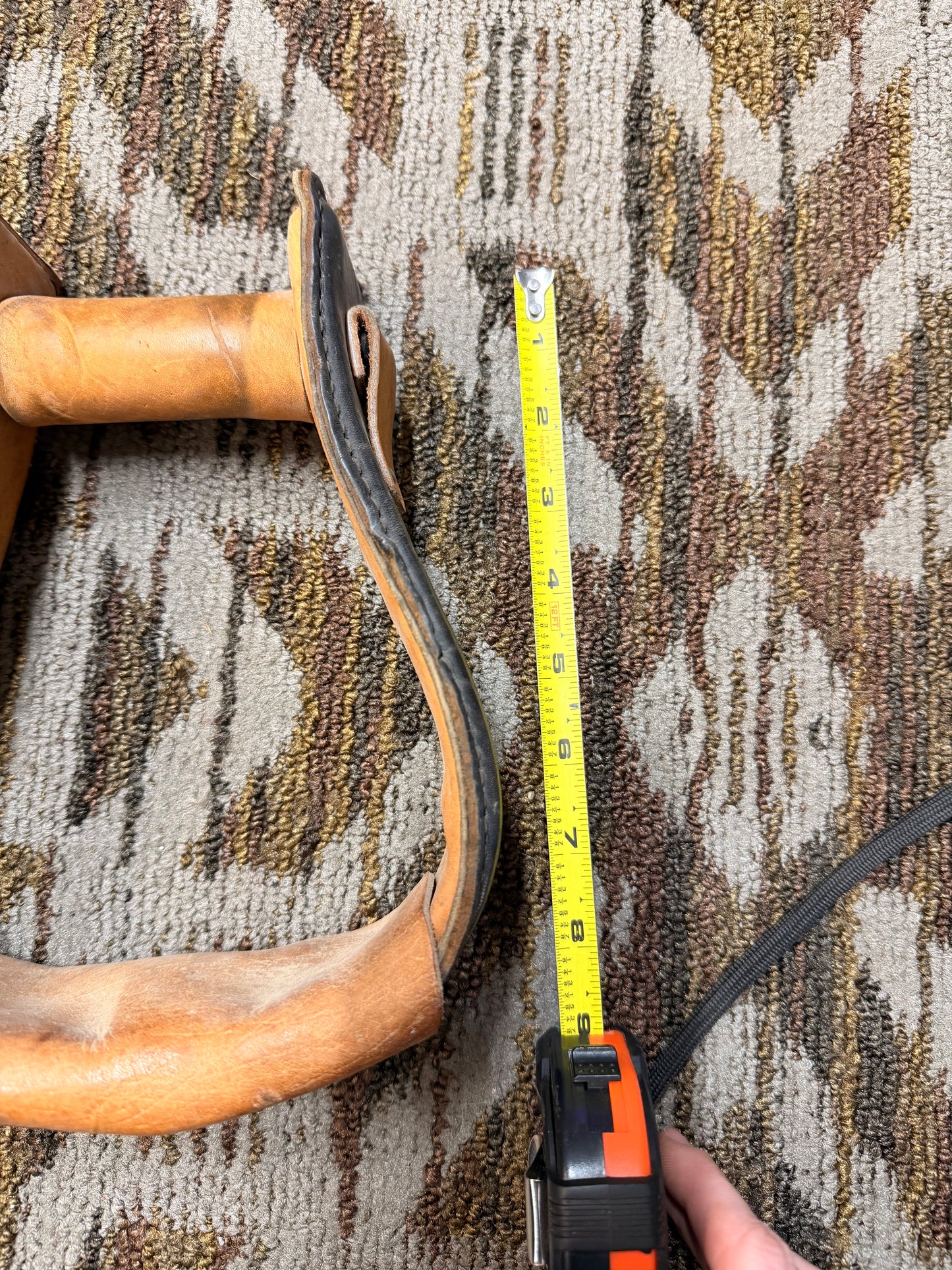 Western Wooden Covered Stirrups