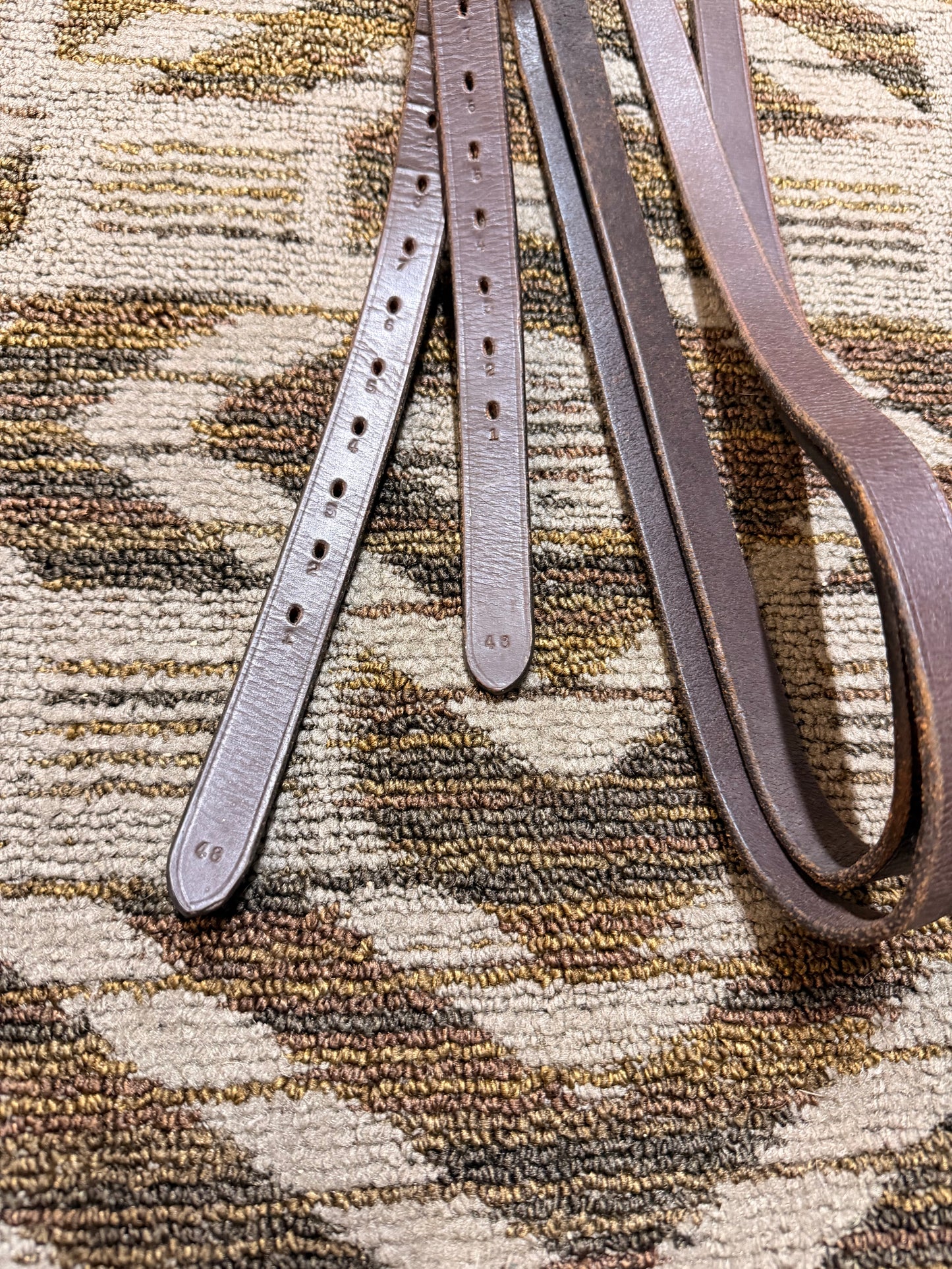 Brown Stirrup Leathers - 48”