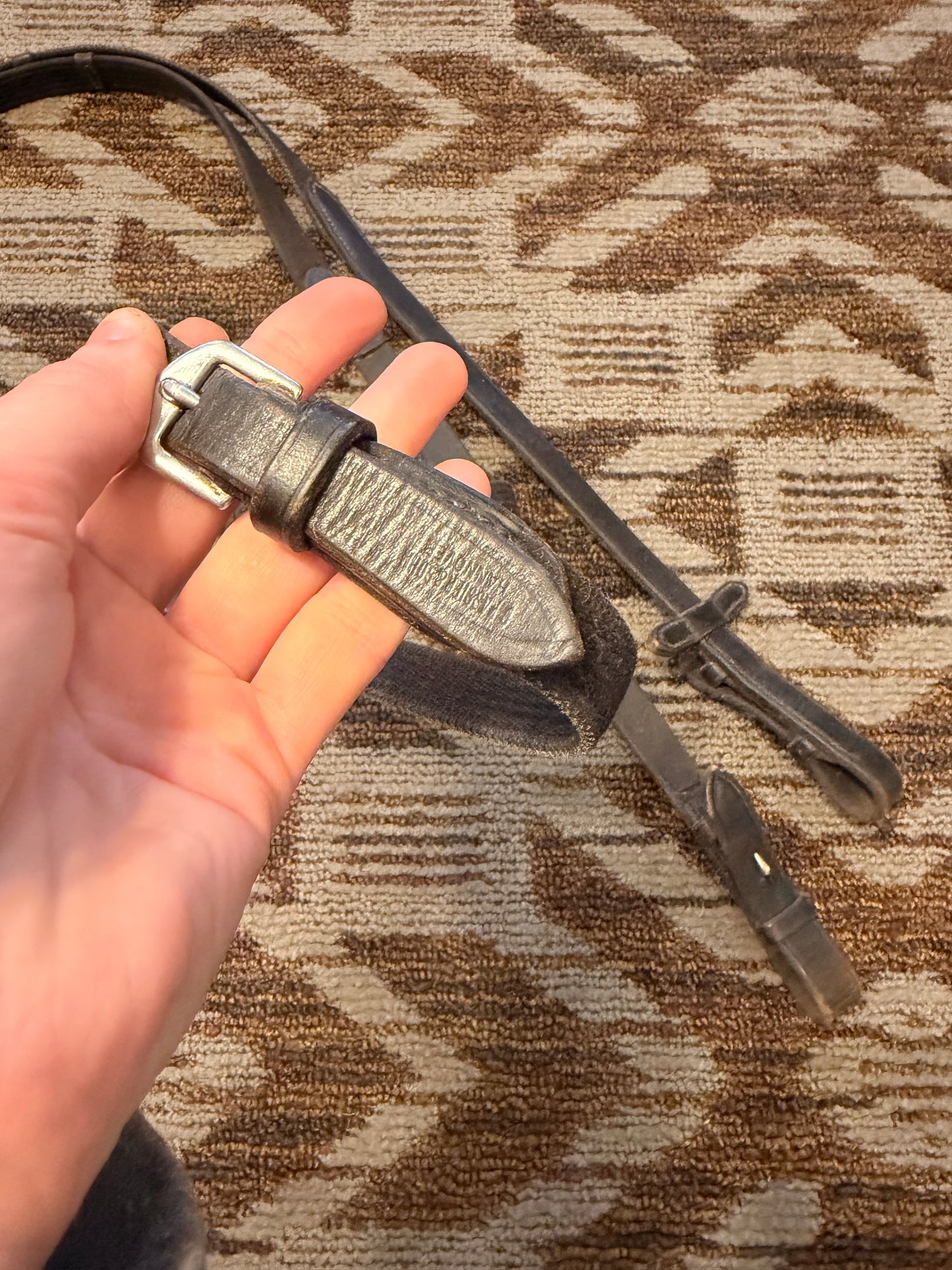 Passier Black Webbed Reins