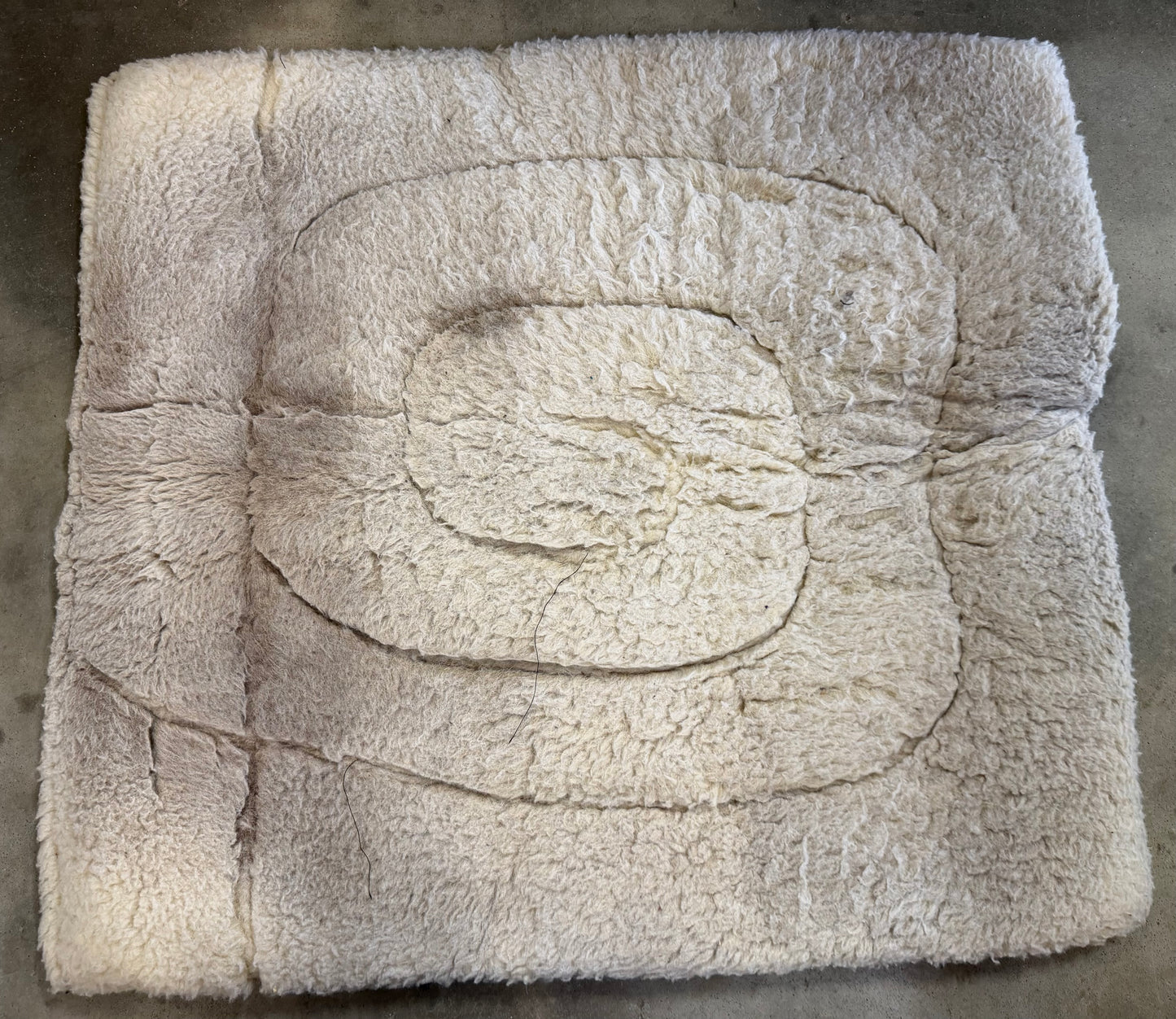 Green Striped Fleece Pad