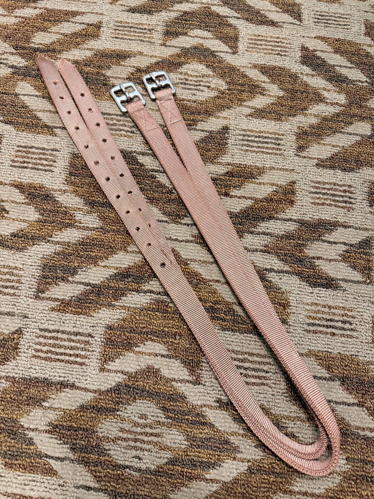 Brown Nylon Stirrup Leathers - 46”