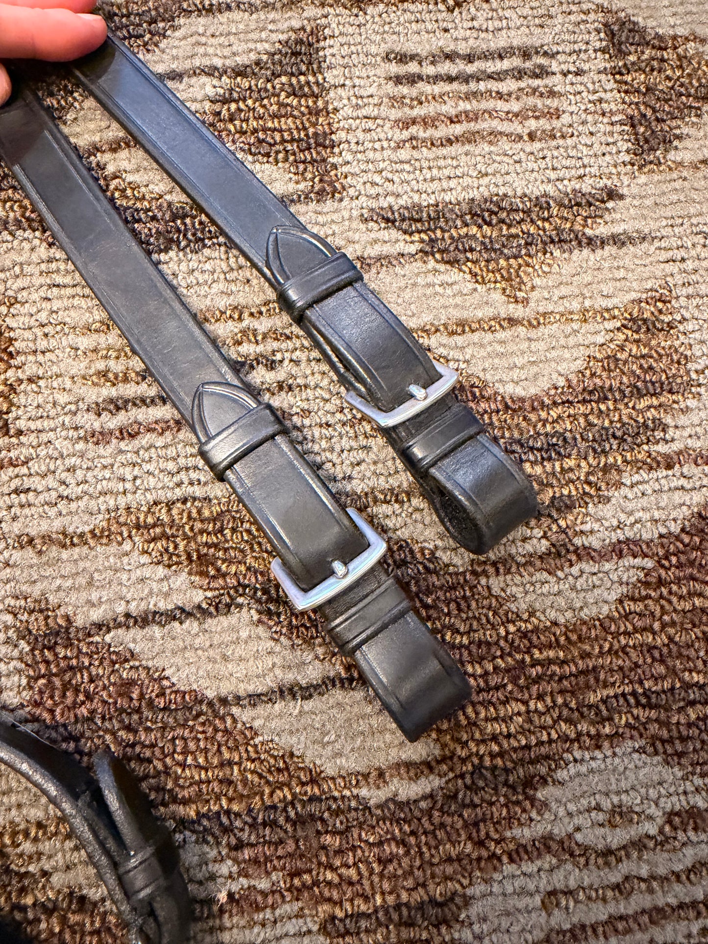 KL Select Notched Leather Reins