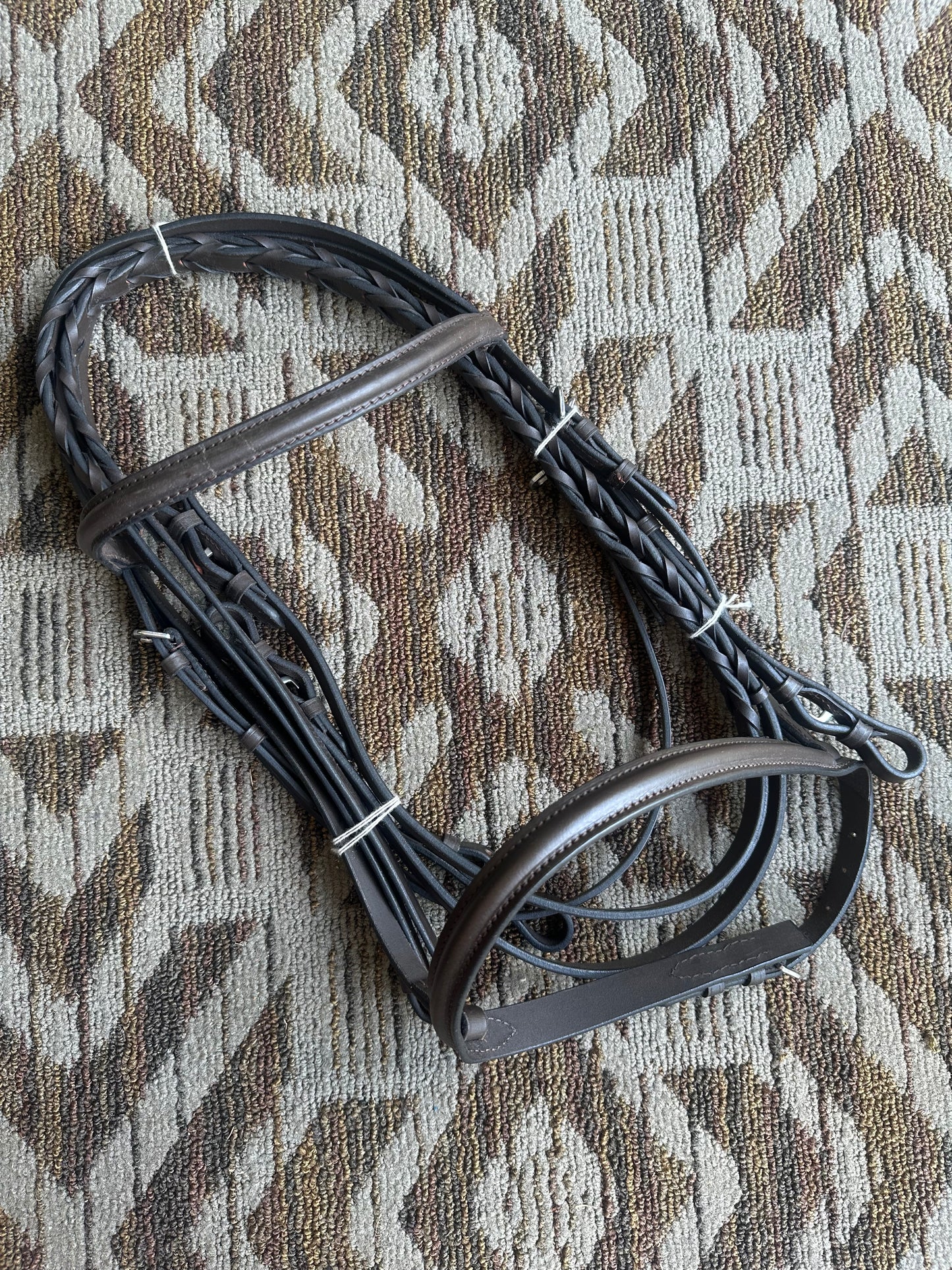 New Brown Bridle Set w/ Matching Reins