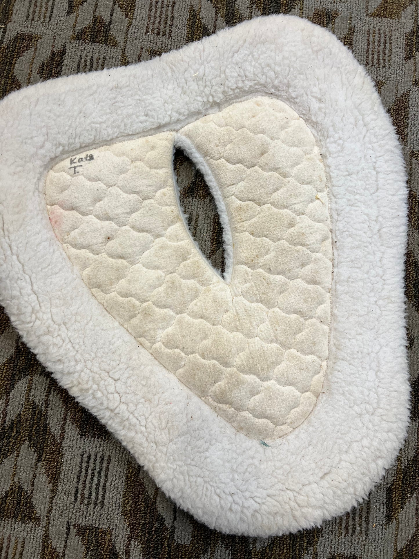 Fleece Wither Relief Half Pad