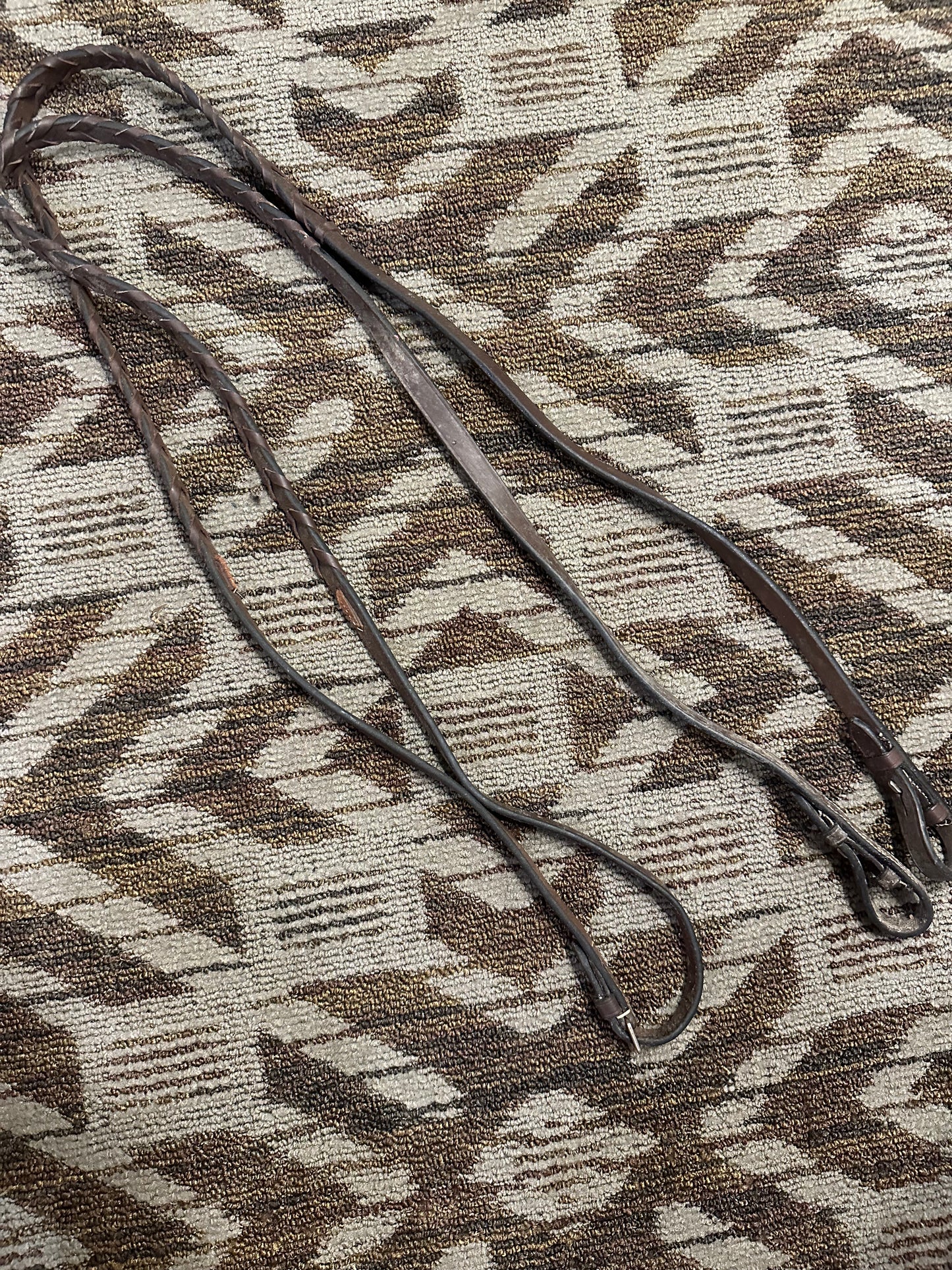 Dark Brown Laced Reins