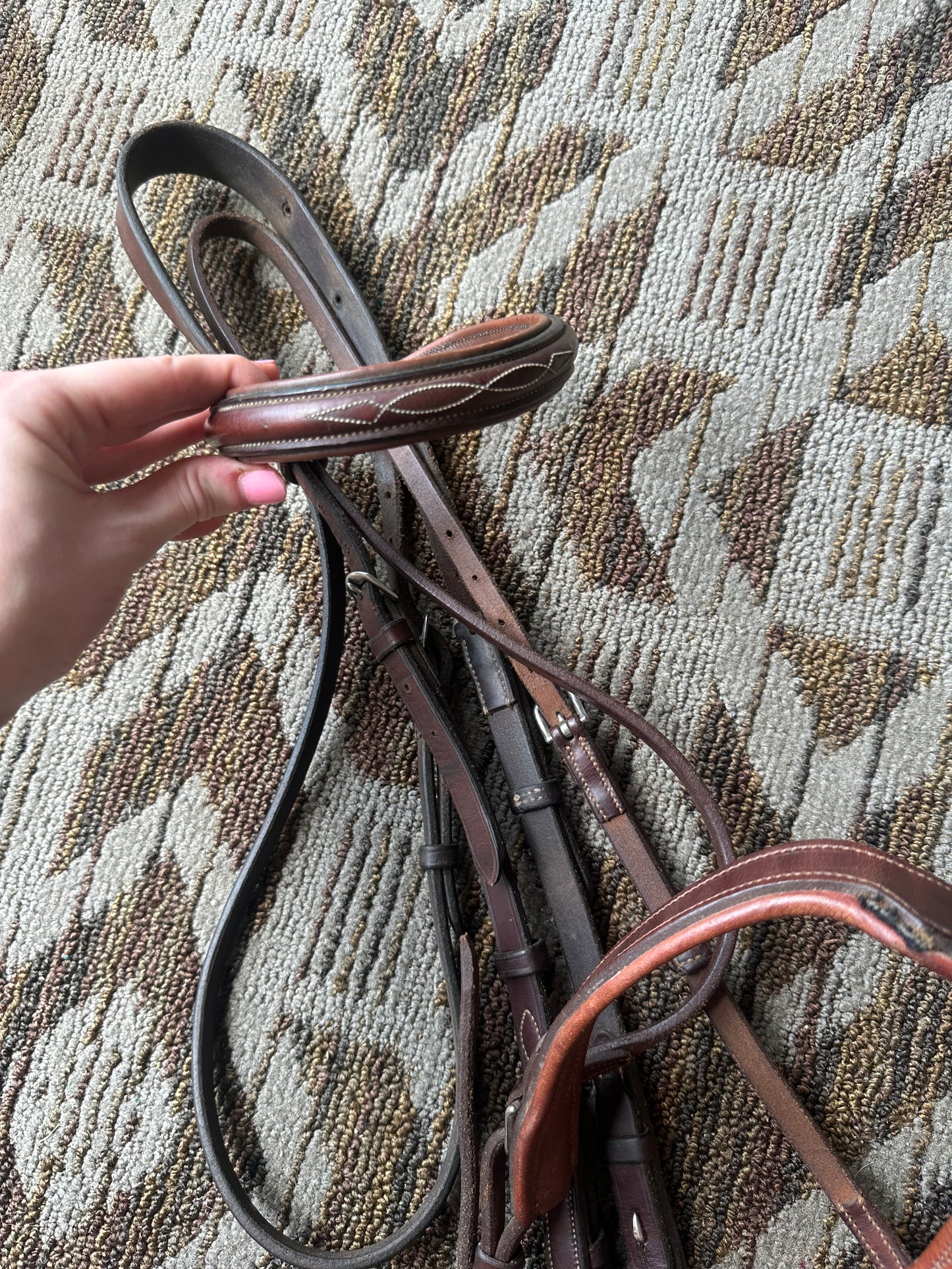 Arc De Triomphe Padded Fancy Stitched Bridle