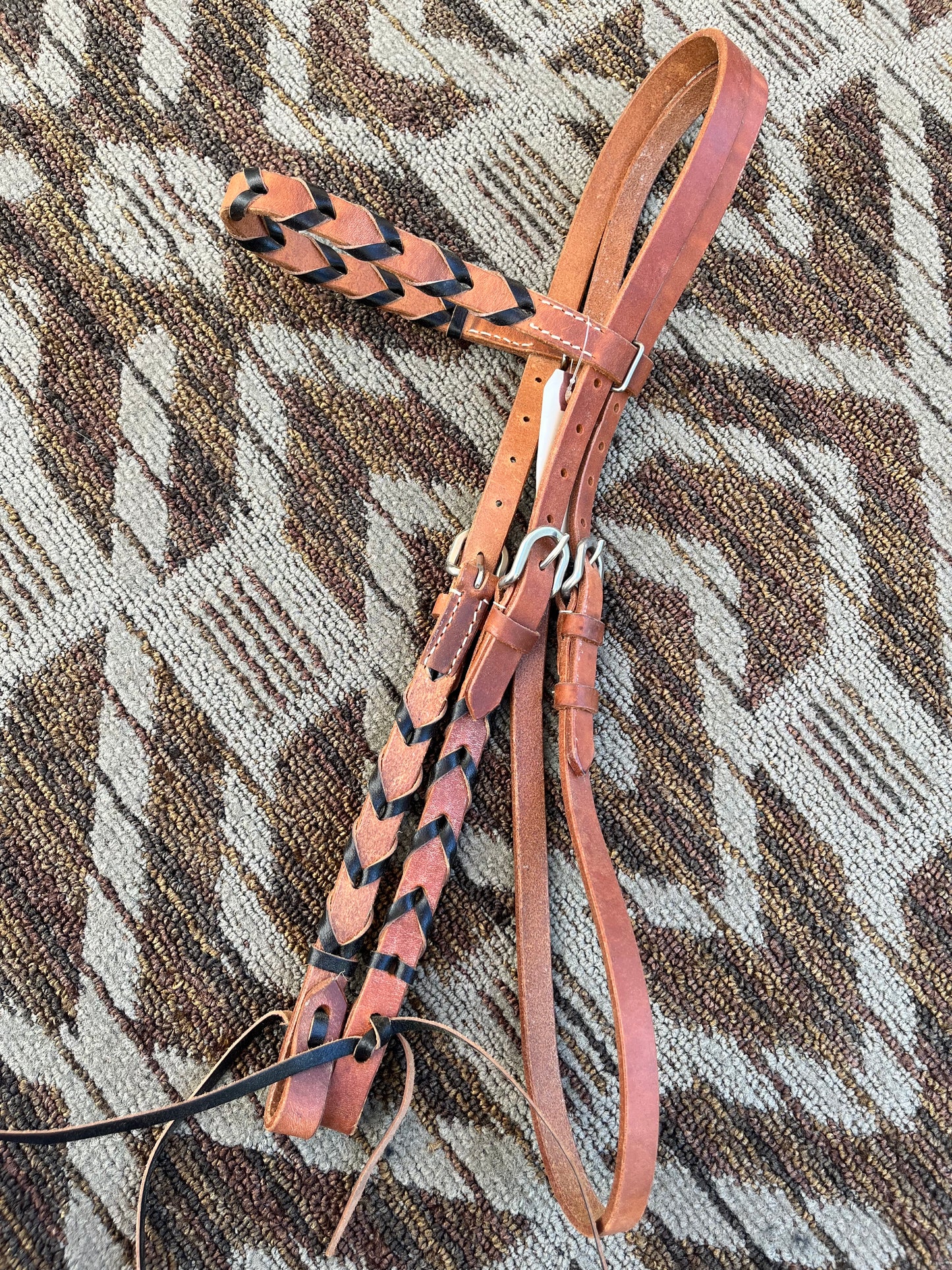 Black Laced Headstalls