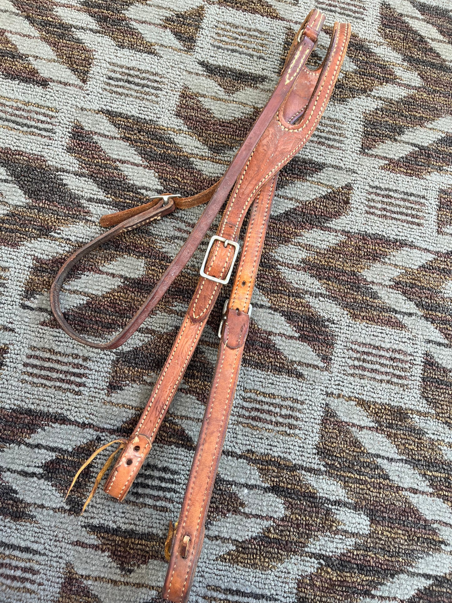 One Ear Headstall w/ Throat Latch