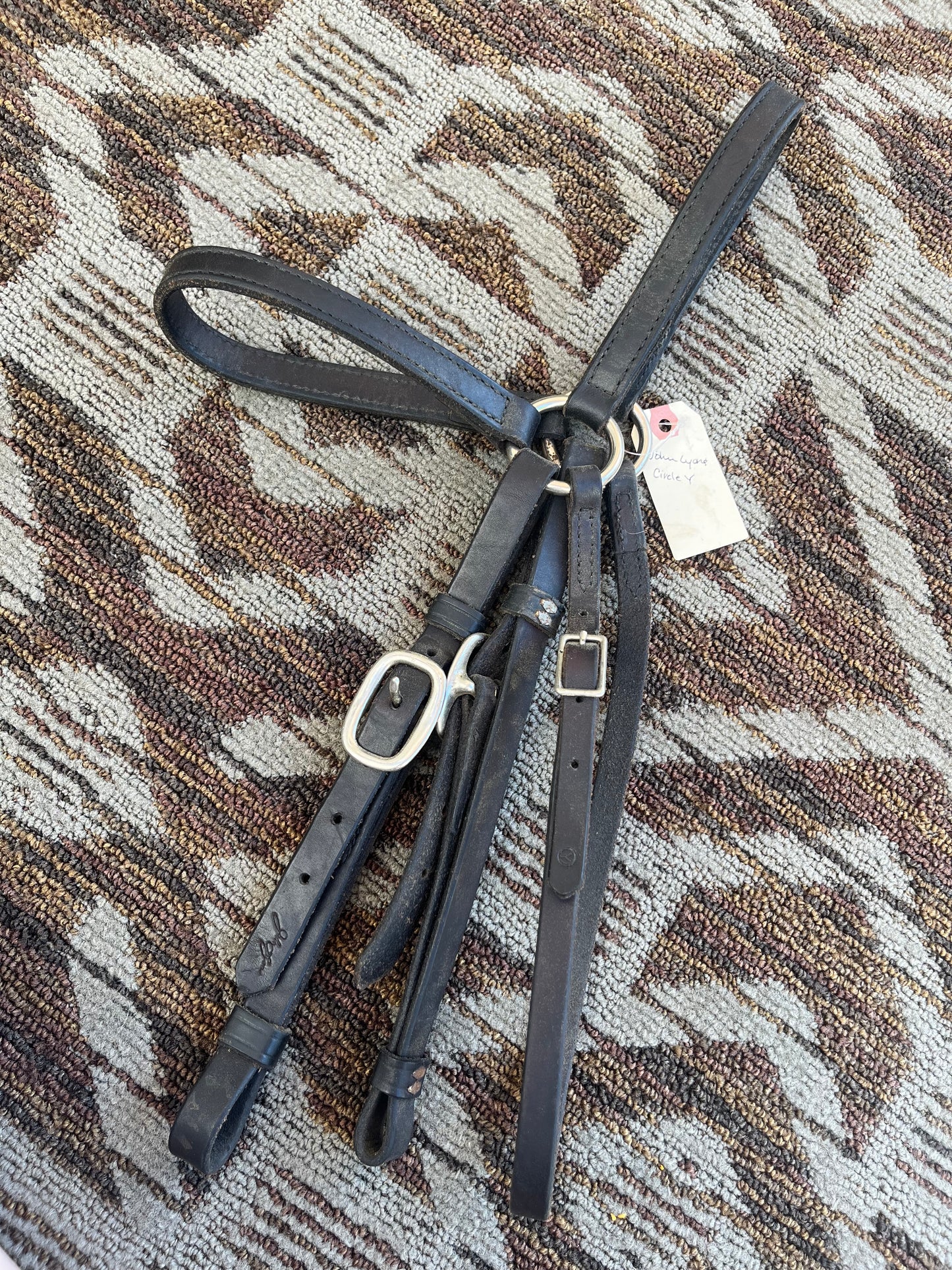 Circle Y Black Barco Headstall