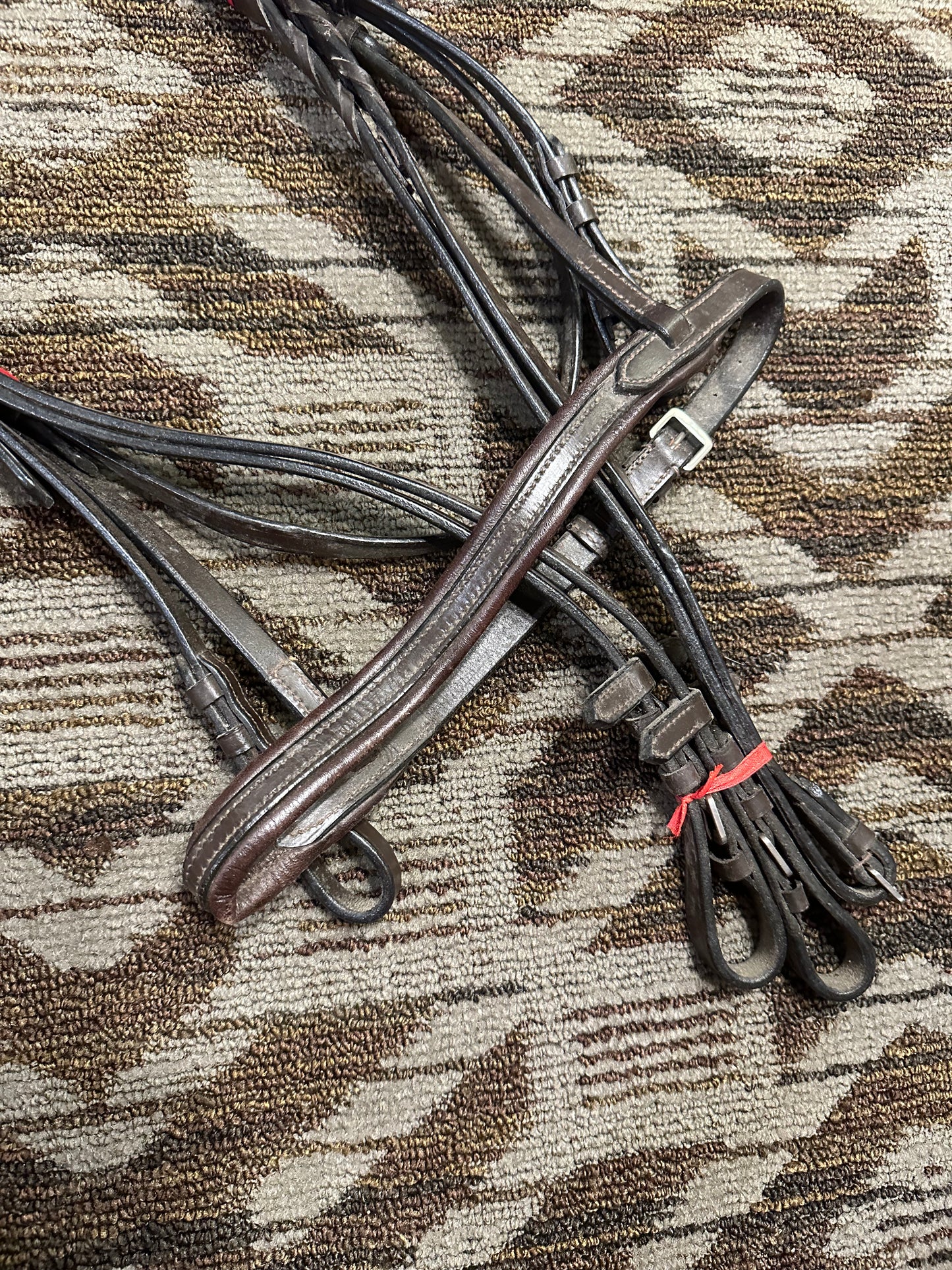 New Padded Snaffle Bridle w/ Matching Reins