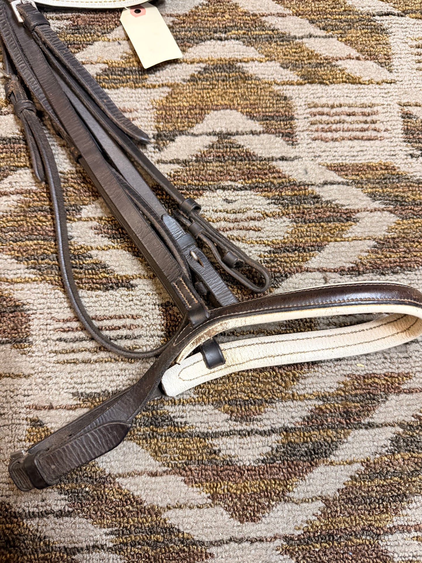 Black and White Bridle