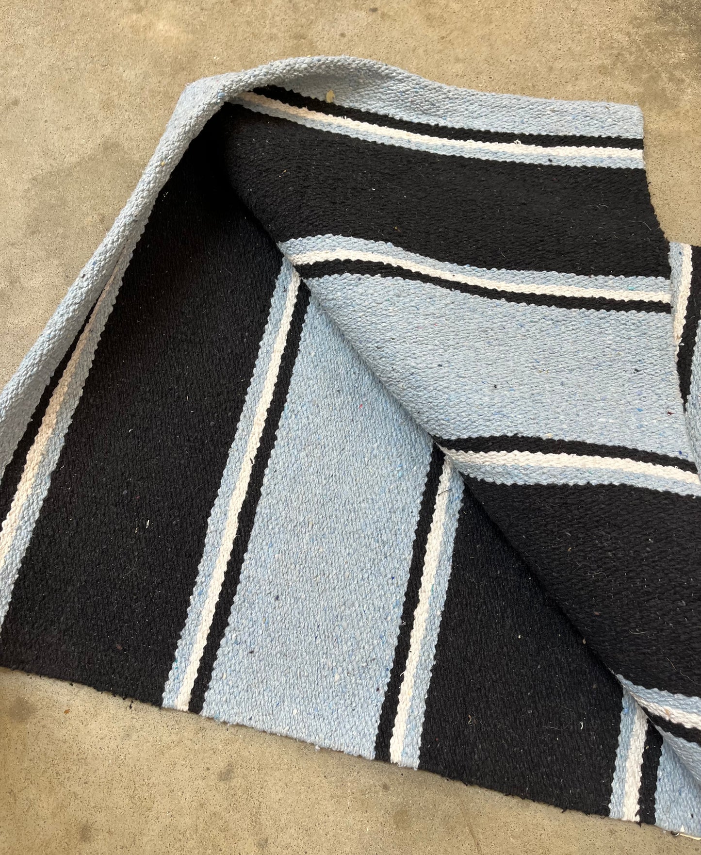 Blue & Black Saddle Blanket