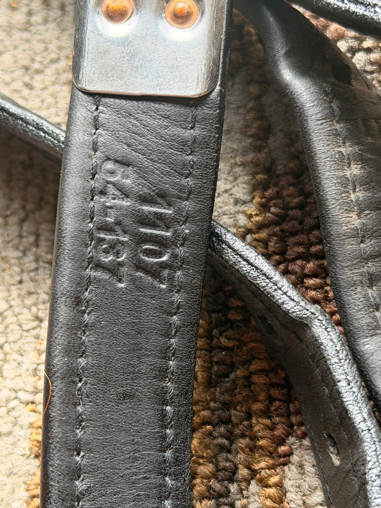 Bates Lined Stirrup Leathers - 54”