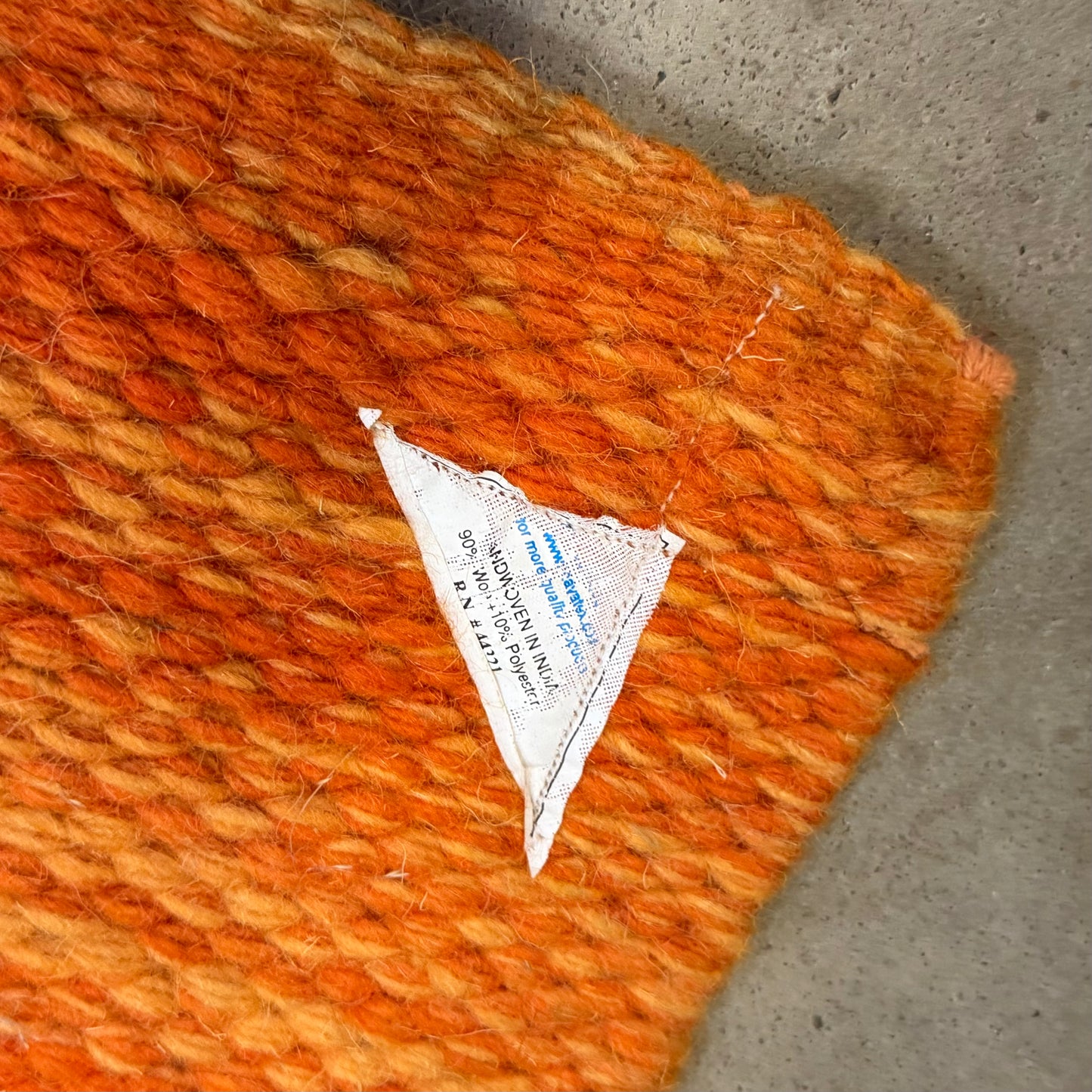 Mayatex Orange Saddle Blanket