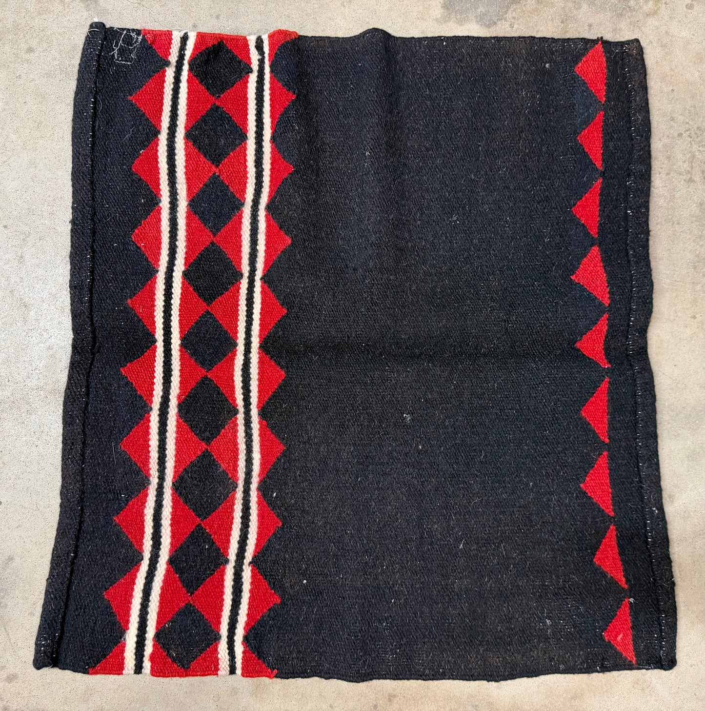 Red and Black Saddle Blanket
