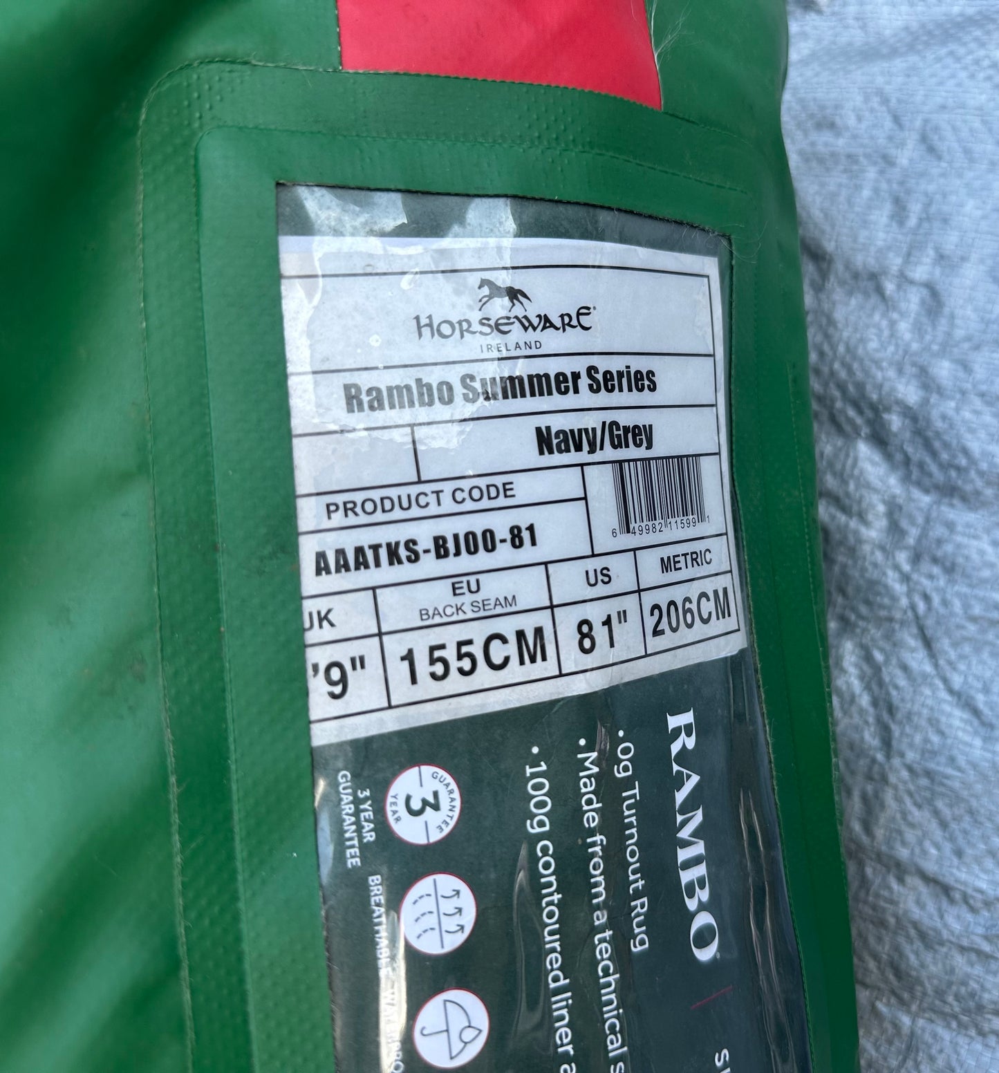 Rambo Summer Series Navy/Grey - 81”