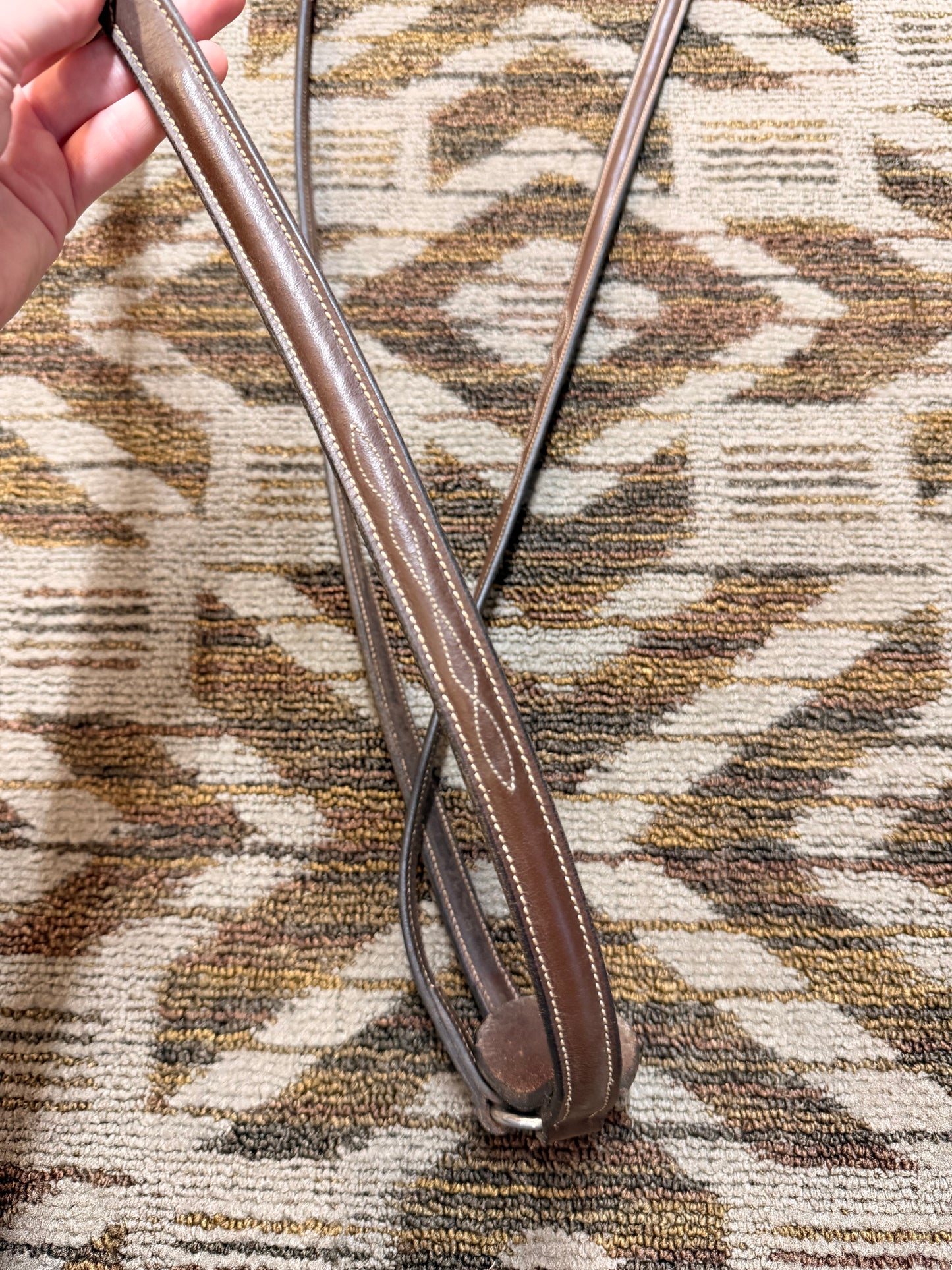 Brown Fancy Stitched Breastplate