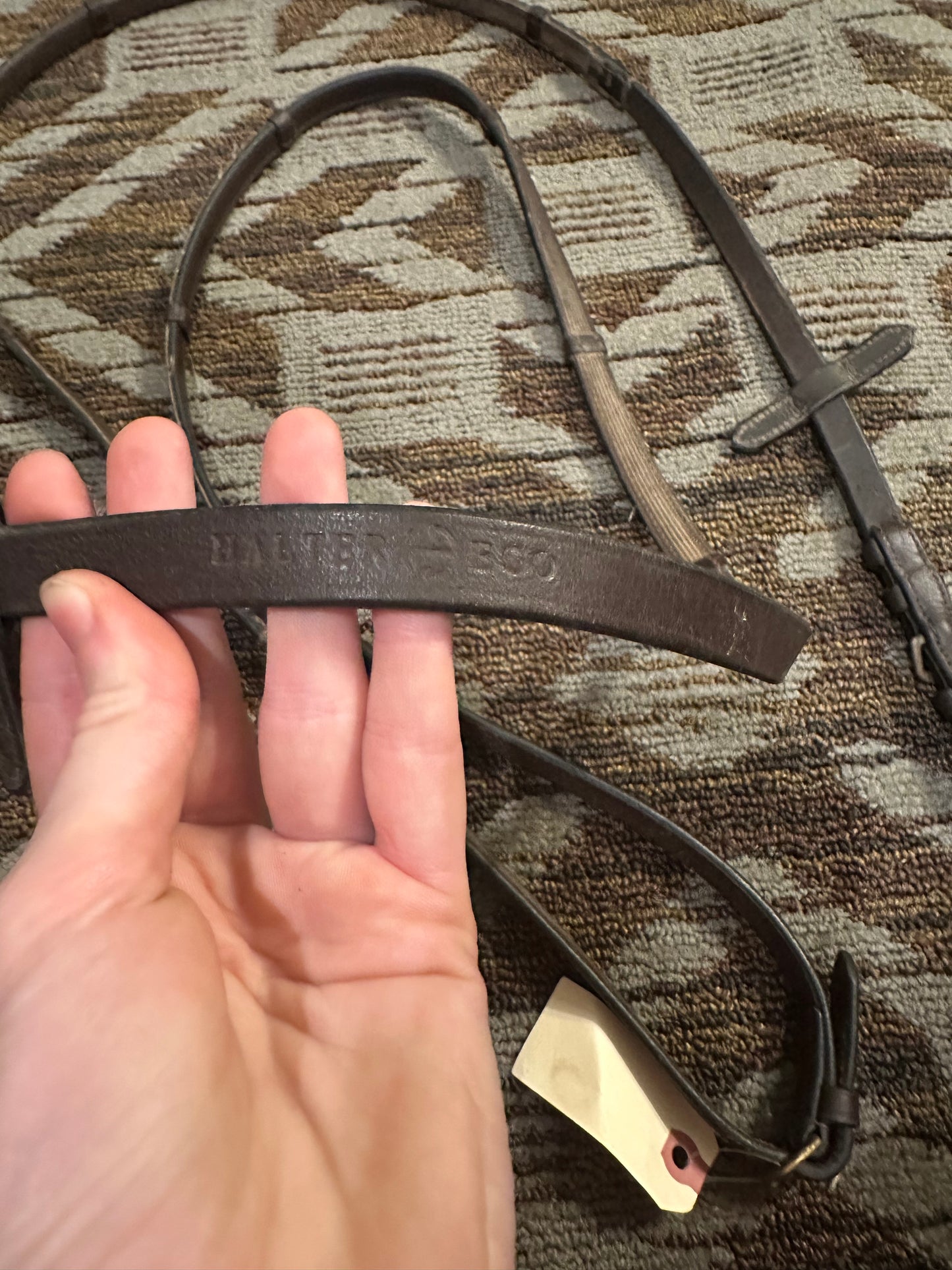 Halter Ego Leather/Rubber Reins