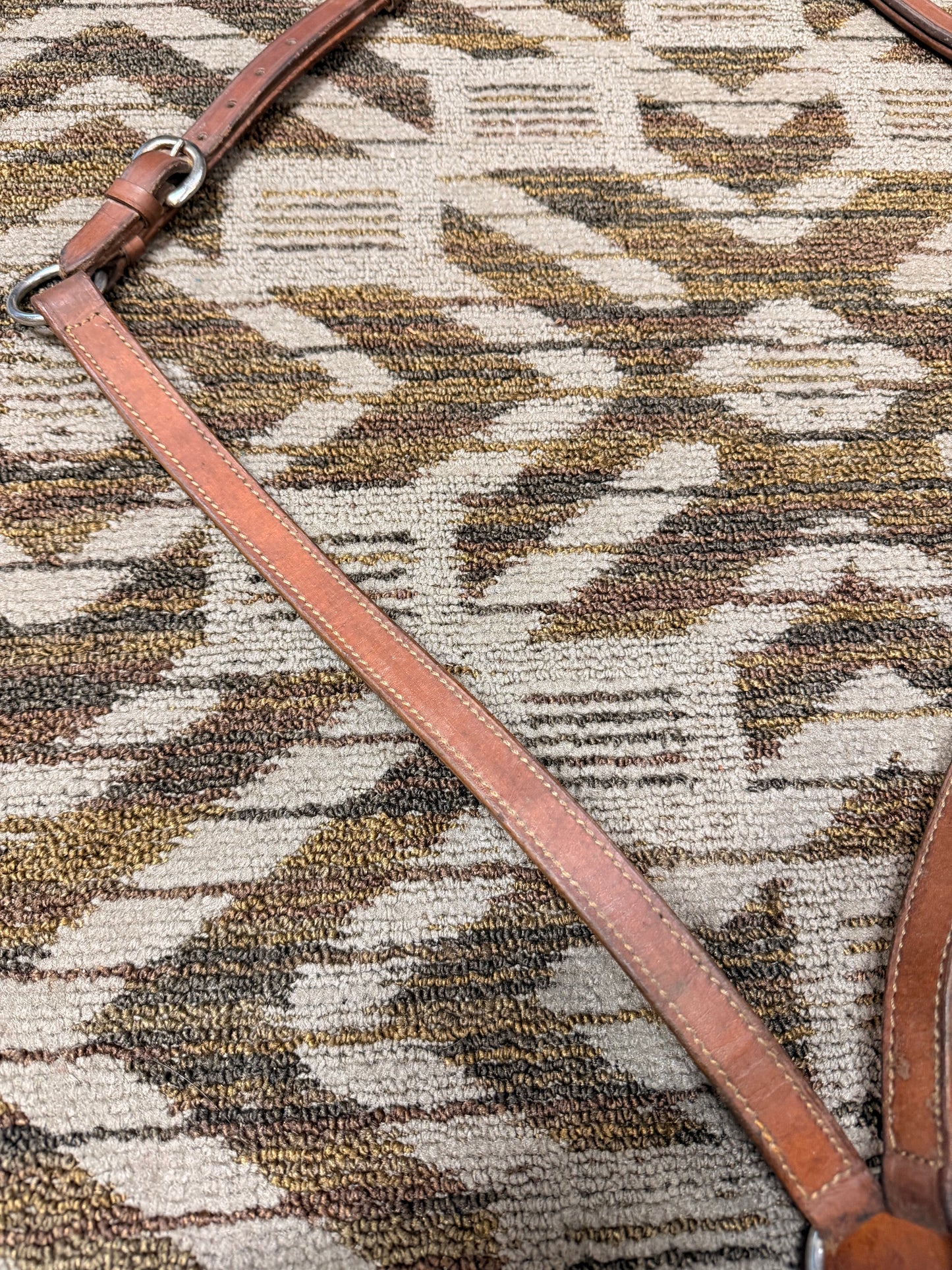 Brown Leather Breastcollar