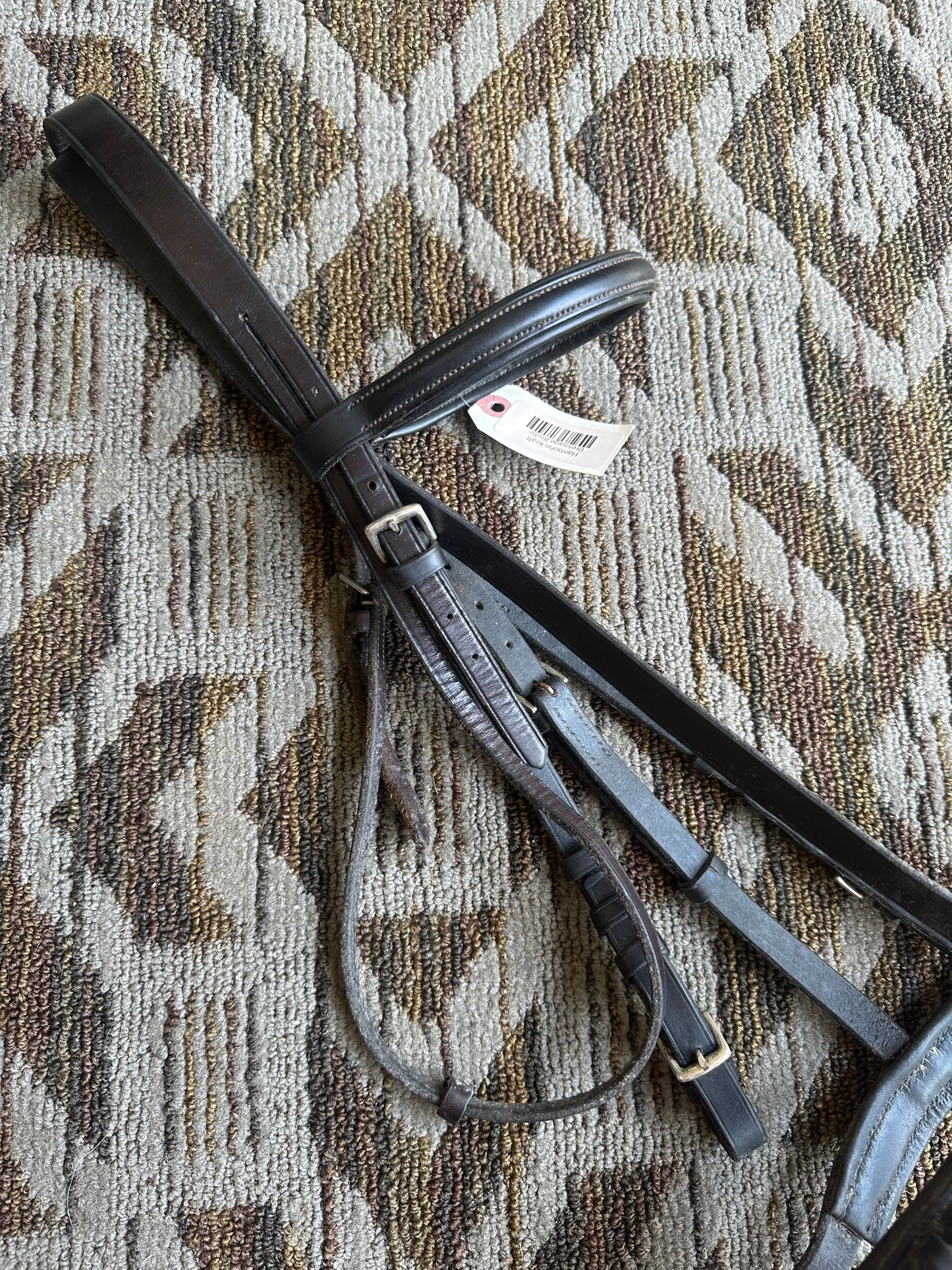 Dark Brown Harmohn Kraft Dressage Bridle