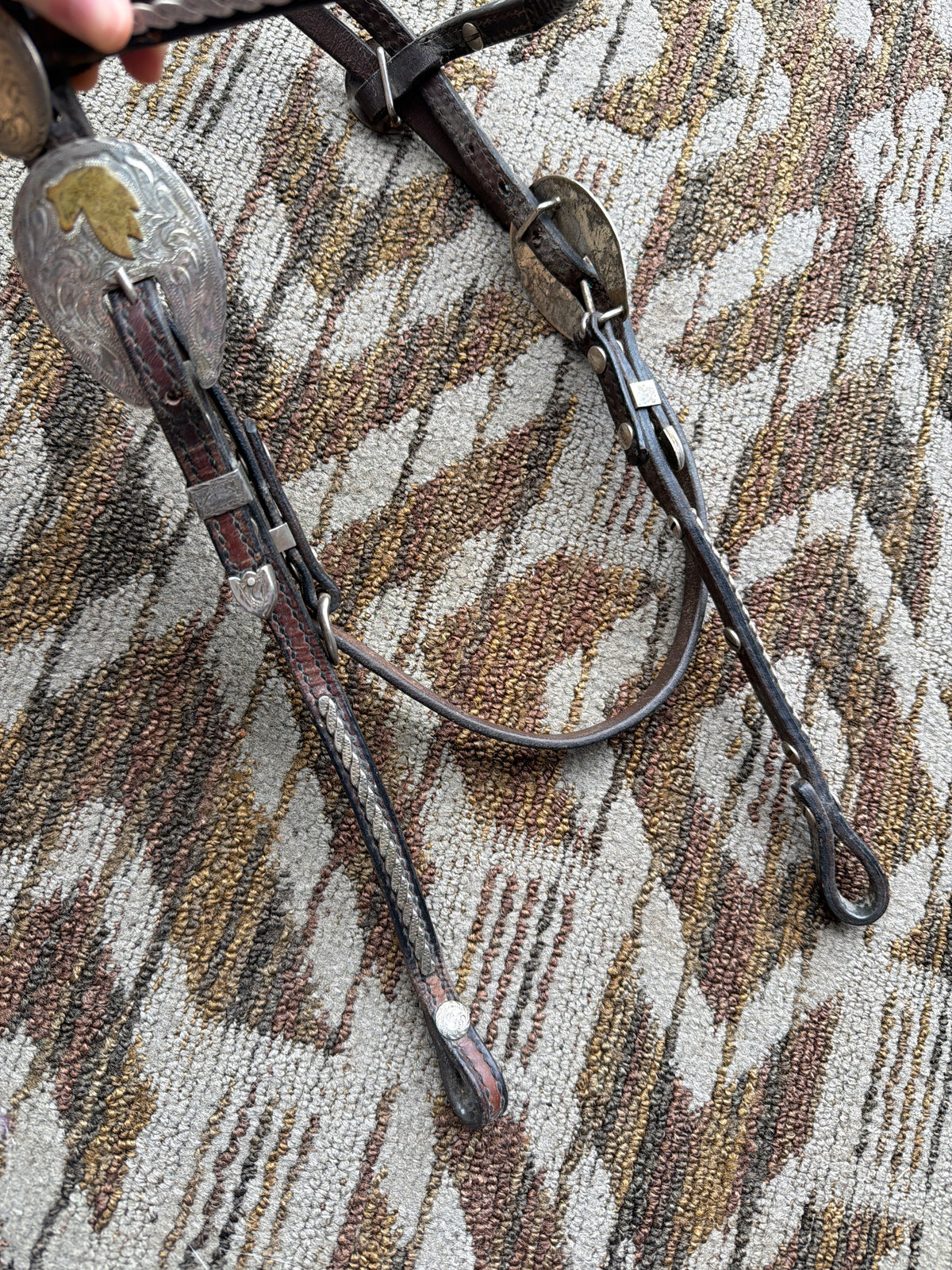 Silver Show Headstall