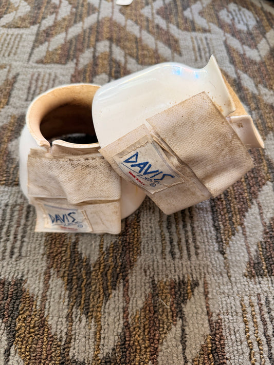 White Davis Small Bell Boots