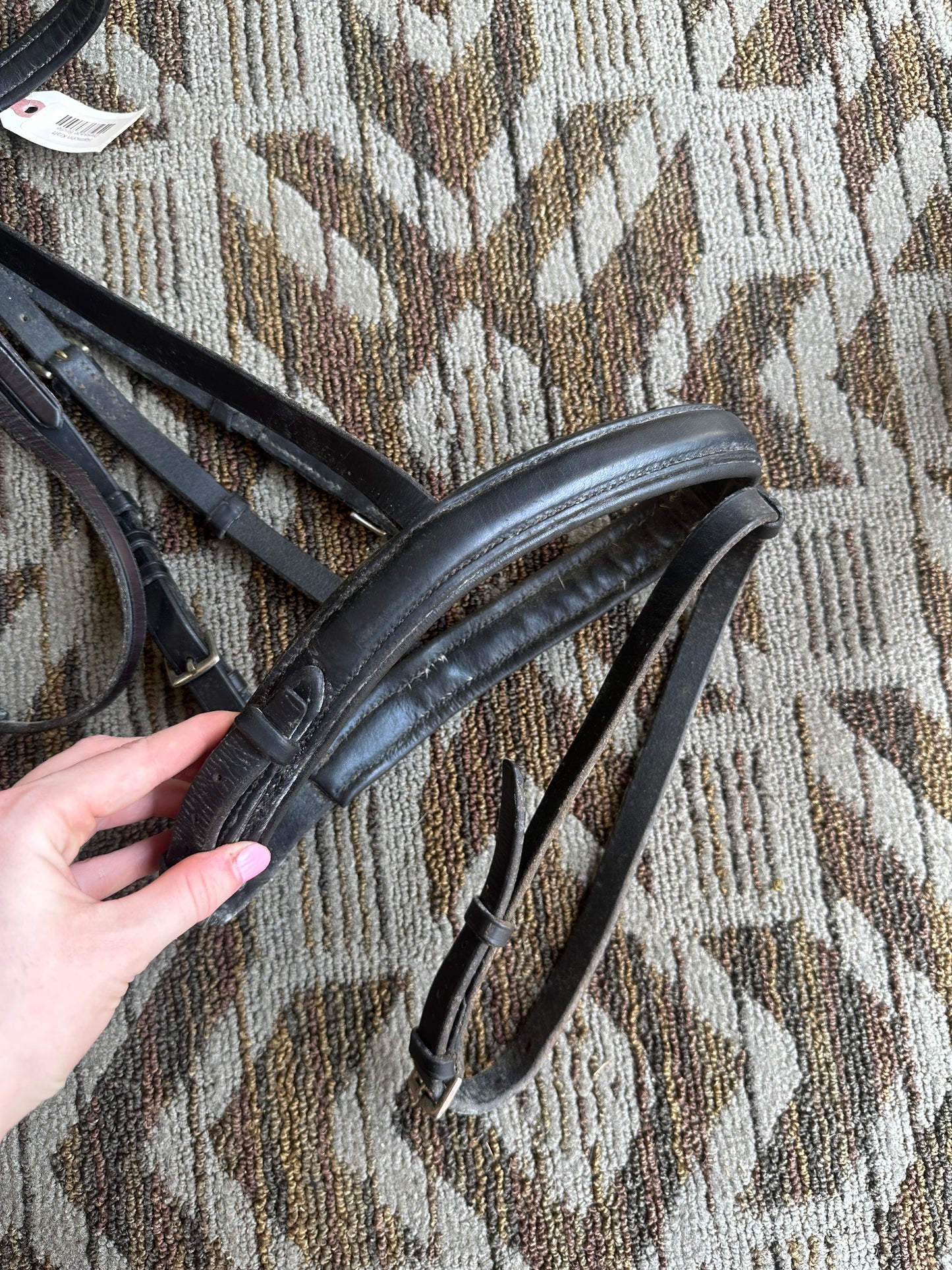 Dark Brown Harmohn Kraft Dressage Bridle
