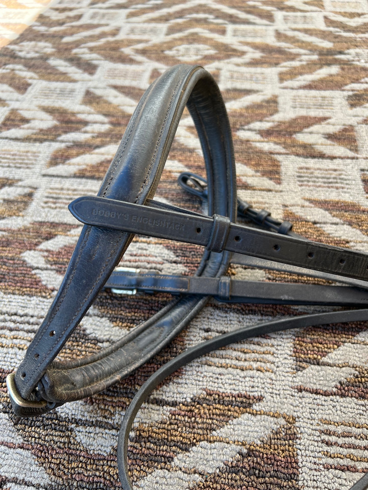 Bobby’s English Tack Black Dressage Bridle