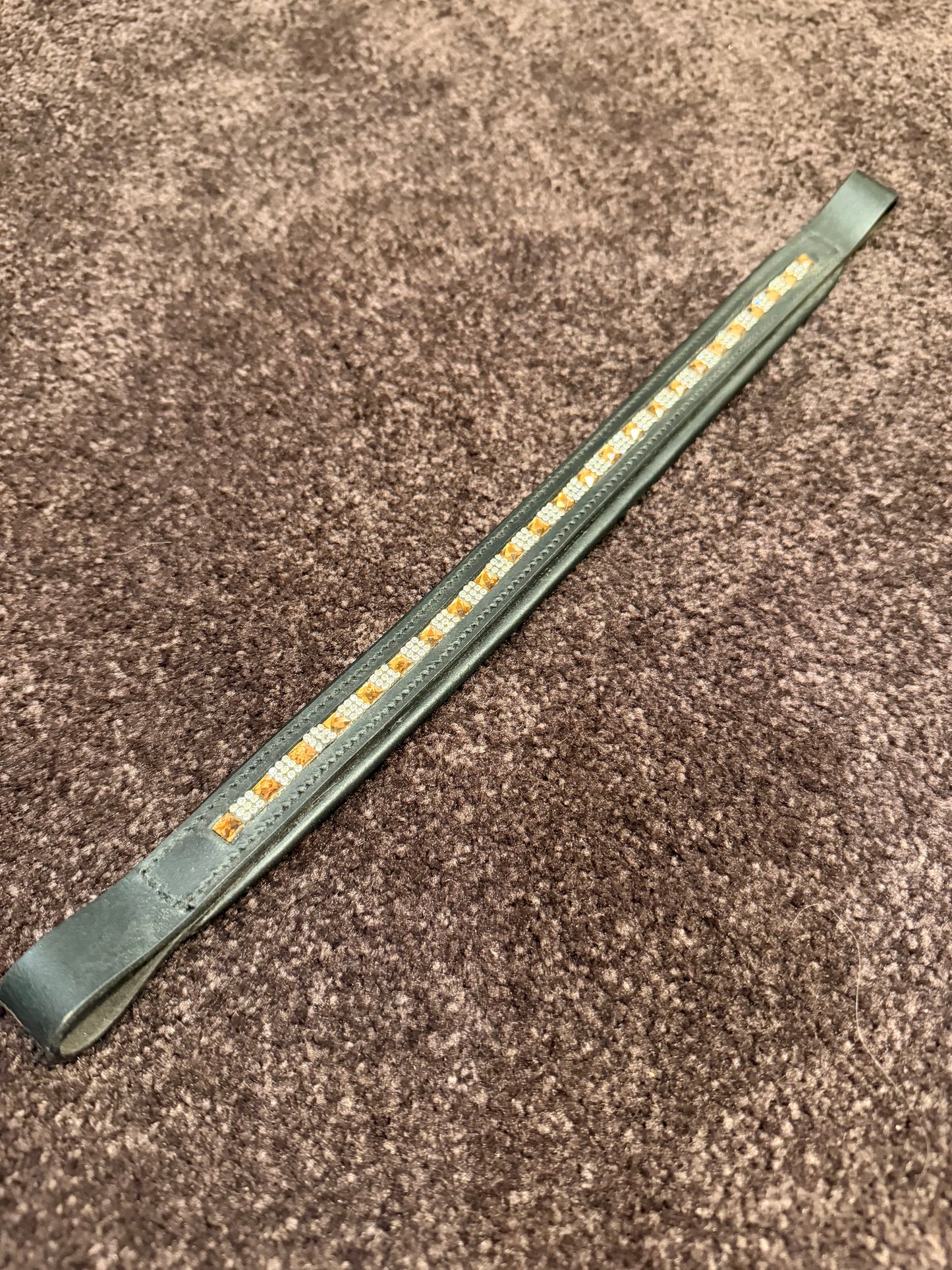 Orange Crystal Browband