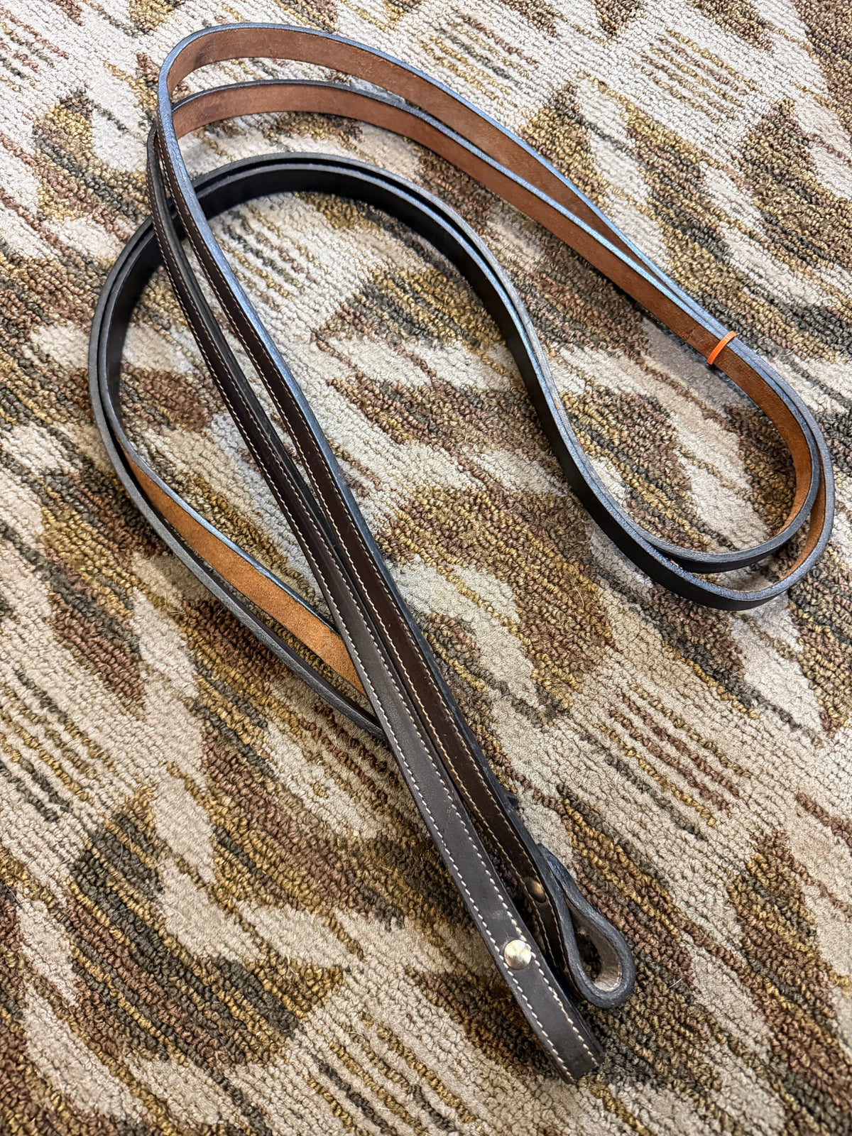 Dark Oil Split Reins