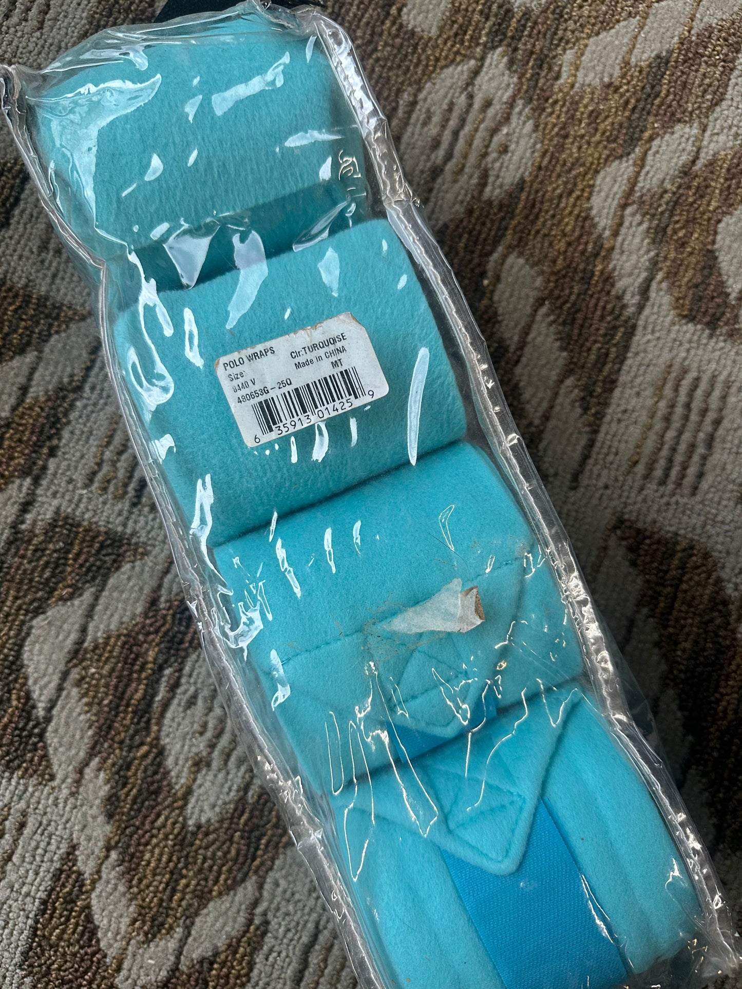 Turquoise Mustang Polo Wraps