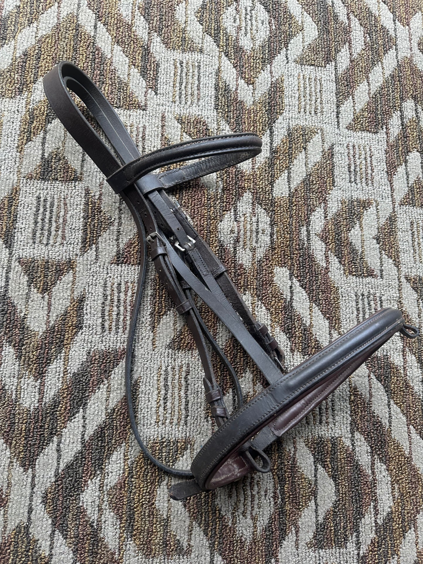 Brown Bridle w/ Padded Noseband