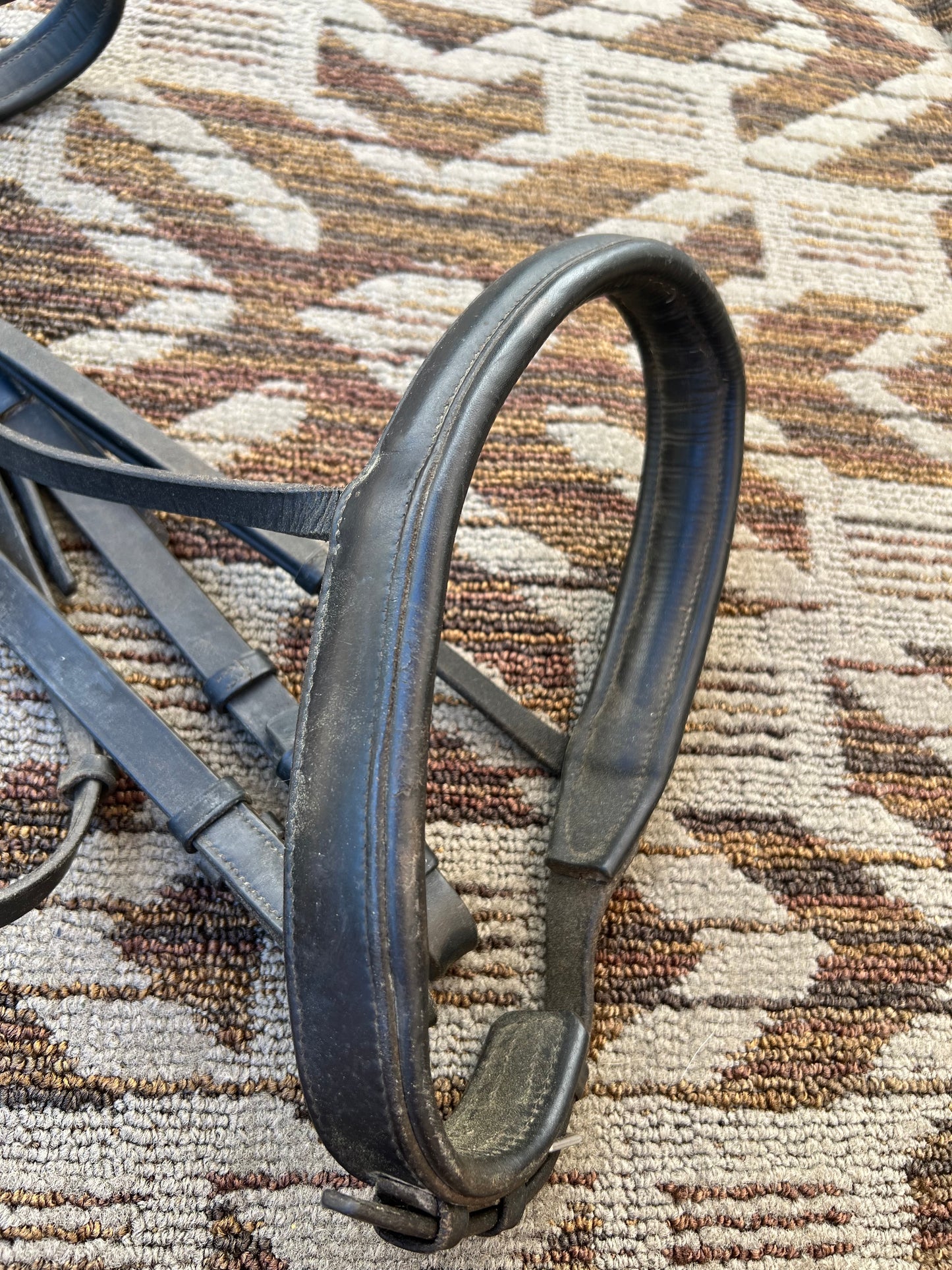 Black Dressage Bridle