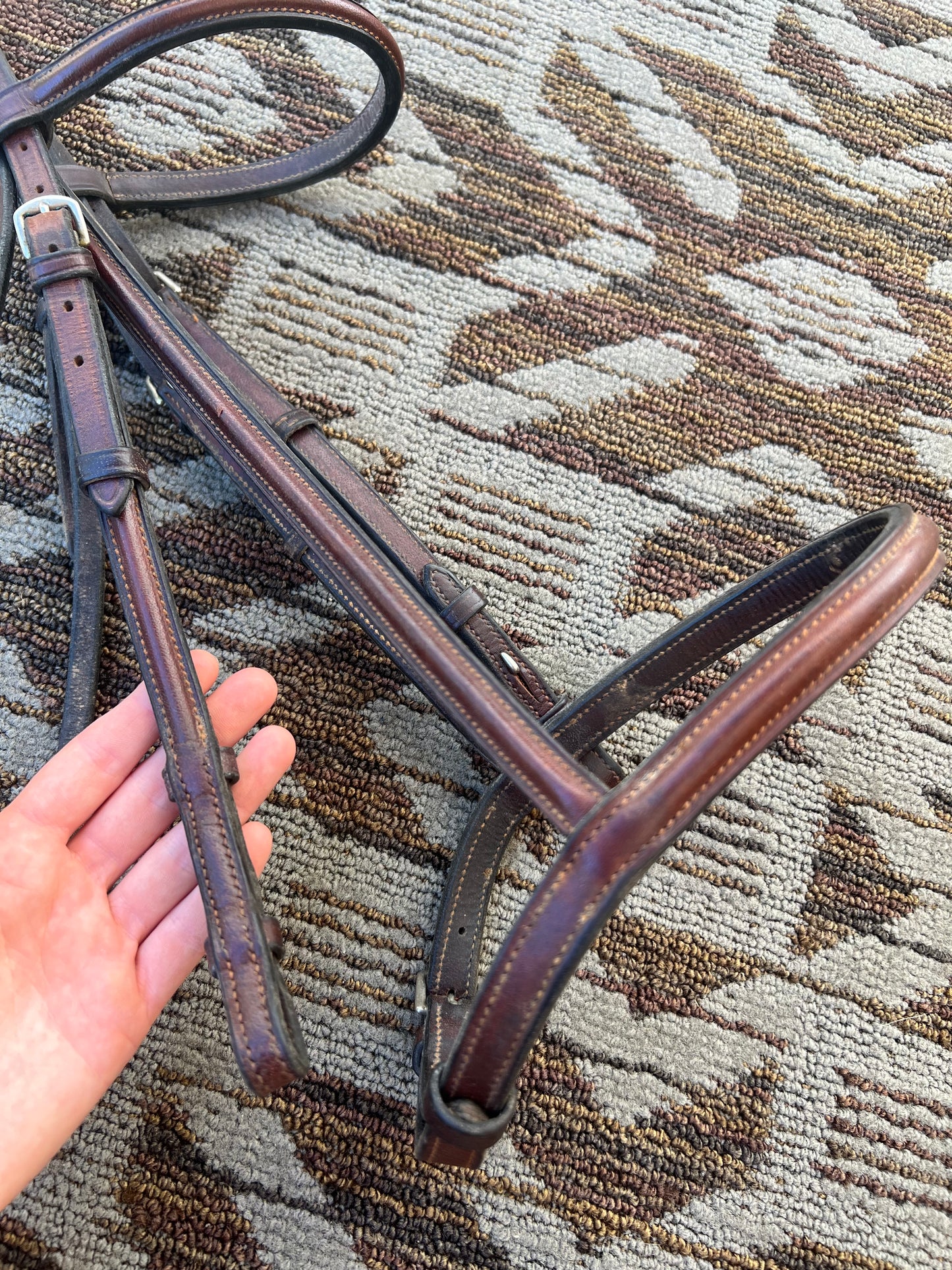 Bobby’s English Tack Rolled Bridle