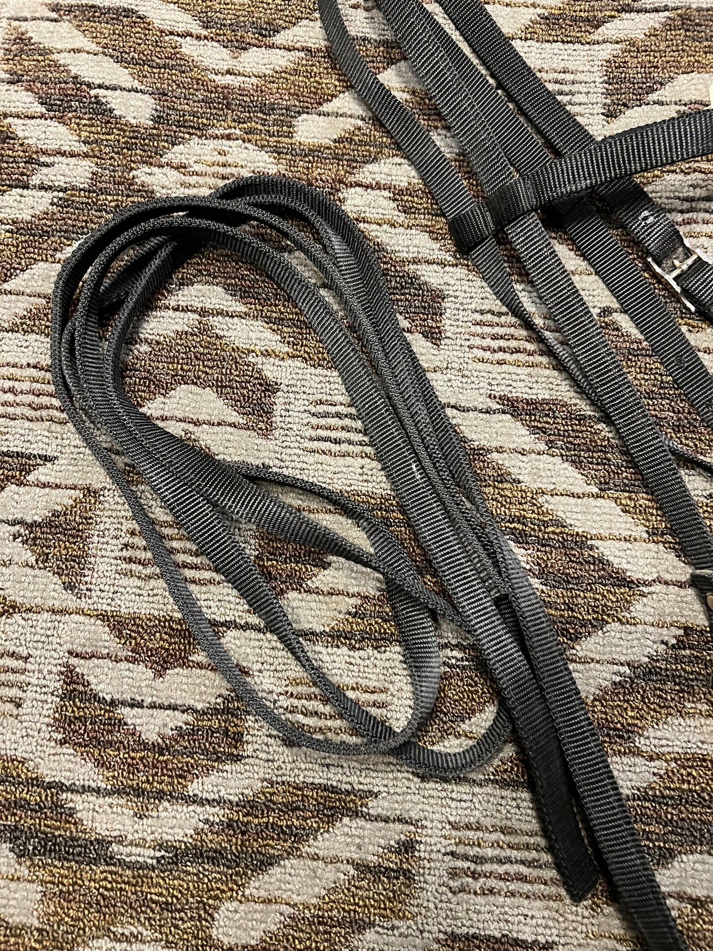 Black Nylon Full Bridle Set