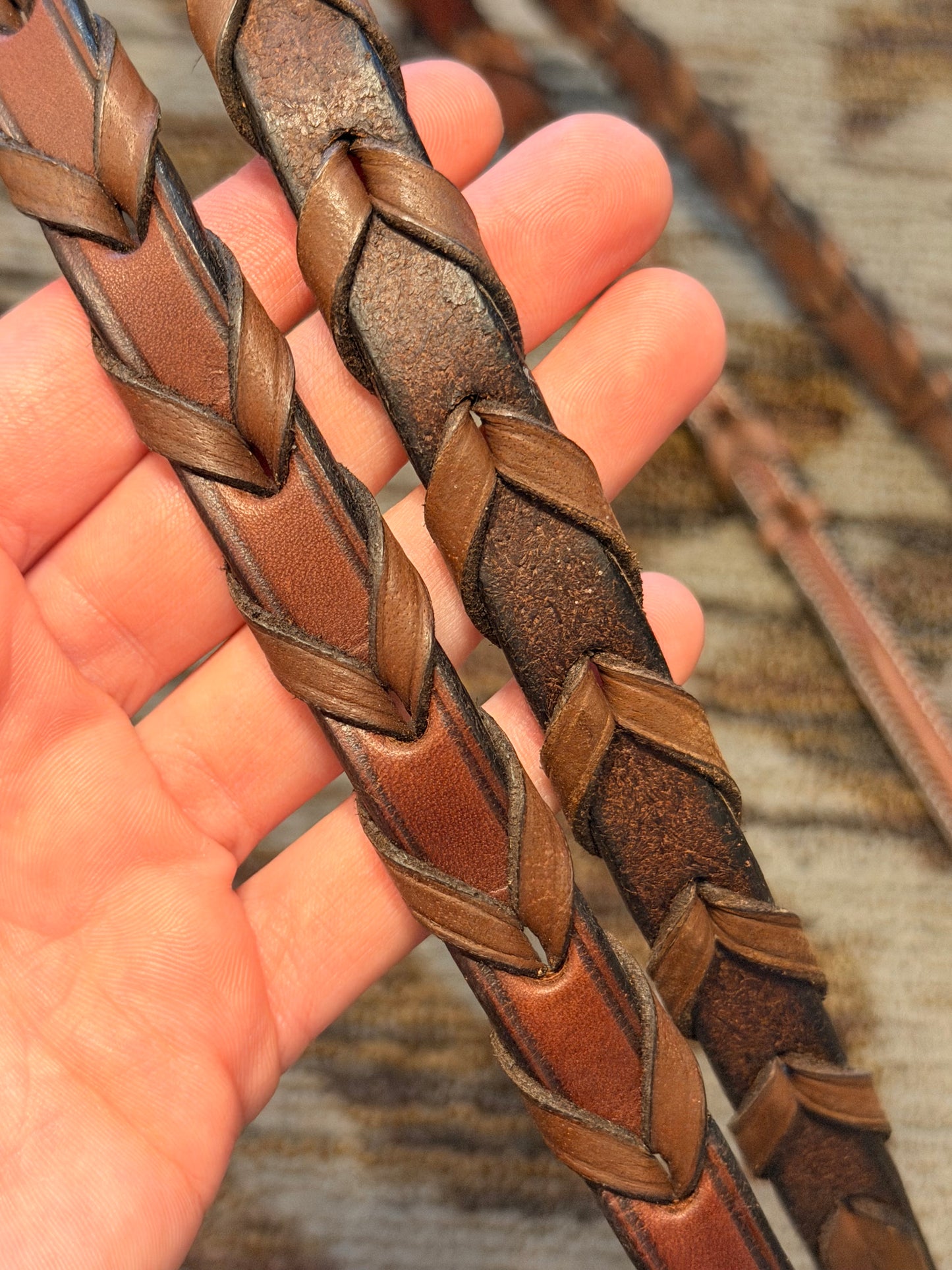 Americana Fancy Stitched Raised Reins