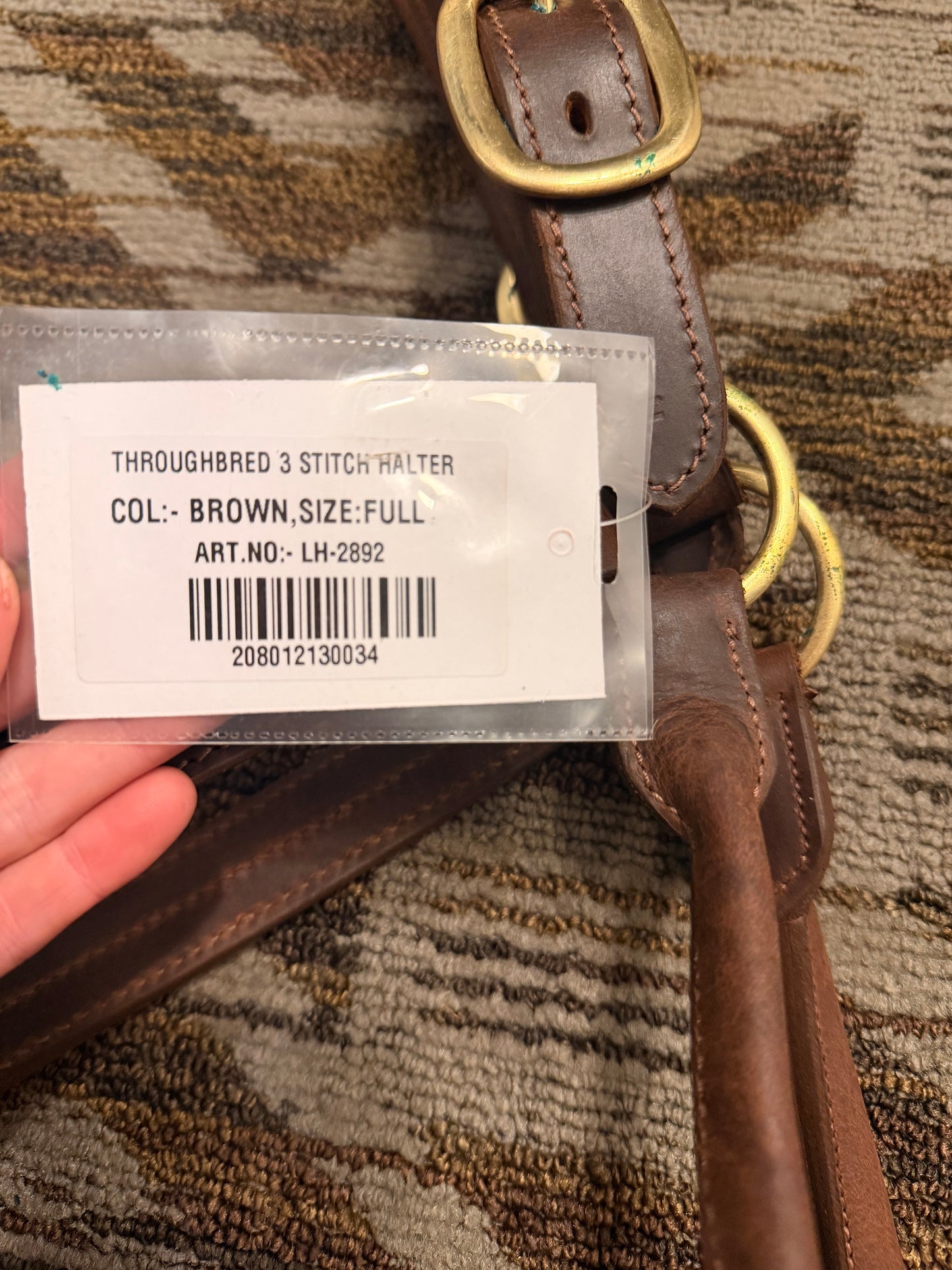 New VNK Thoroughbred Triple Stitched Halter