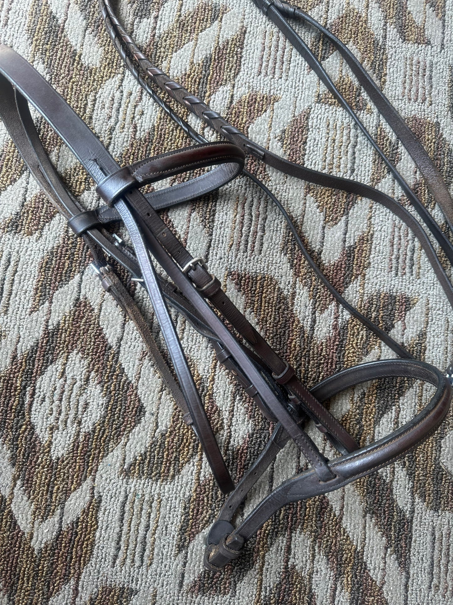 Brown Bridle w/ Matching Reins